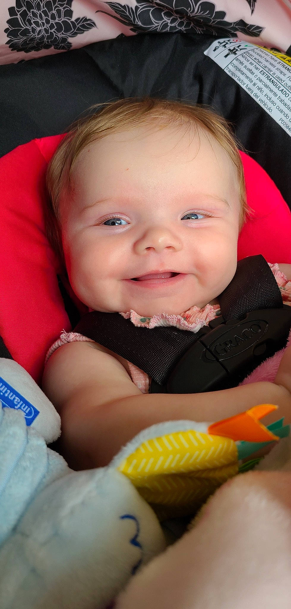 Rosalie joined the competition — help win amazing prizes! arm, baby_toddler_clothing, cheek, chin, comfort, eye, eyebrow, face, facial_expression, happy, head, human_body, iris, joy, lip, mouth, nose, person, product, skin