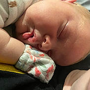 Aria joined the competition — help win amazing prizes! baby, sleeping, closeup, face, hand, mitten, soft, peaceful, newborn, infant, skin, cheek, rest, cozy, cute, child, portrait, toddler, nap, comfort