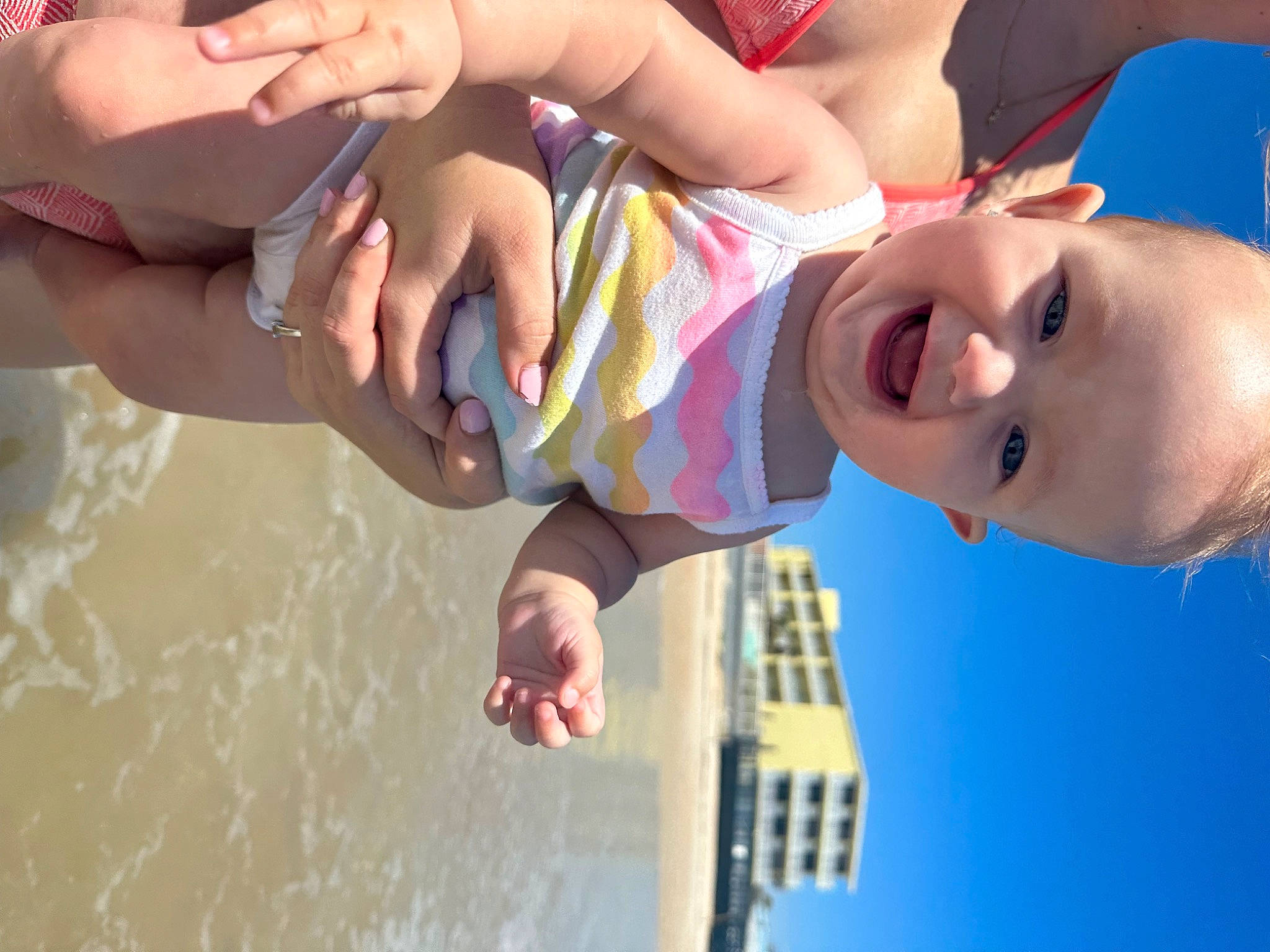 Braelyn joined the competition — help win amazing prizes! arm, beach, beauty, finger, fun, gesture, hand, happy, human, leisure, people, people_in_nature, people_on_beach, person, photograph, sky, smile, summer, thumb, toddler