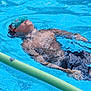 Colten is registered to the contest to win money with this photo: child, swimming_pool, water, floating, goggles, swim_trunks, pool_noodle, summer, outdoor, recreation, relaxation, fun, blue, kid, leisure, water_surface, swimming, person, vacation, sunshine