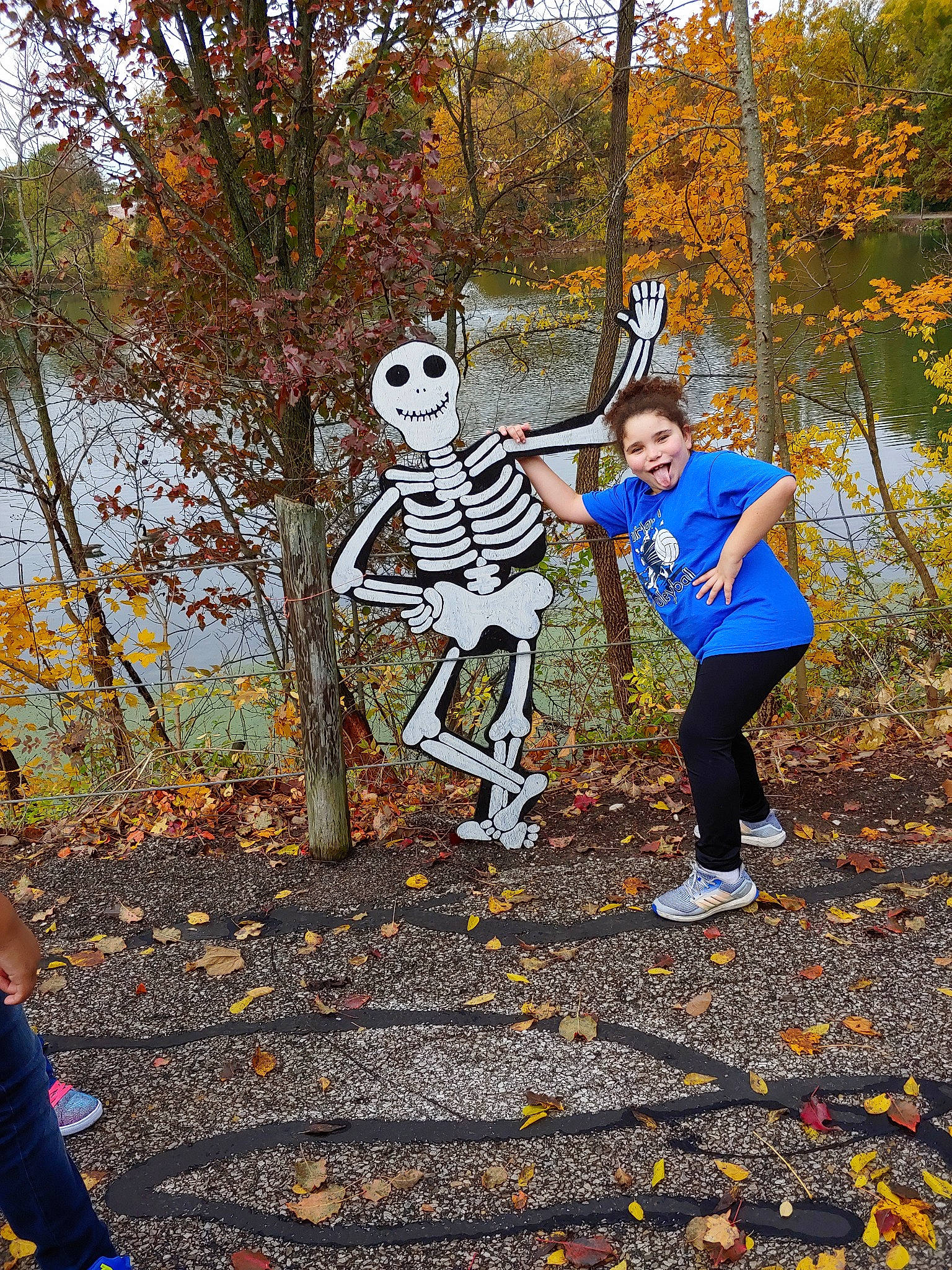 Misty joined the competition — help win amazing prizes! art, autumn, costume, fiction, fictional_character, joy, leaf, person, photography, plant, skeleton, tree, yellow