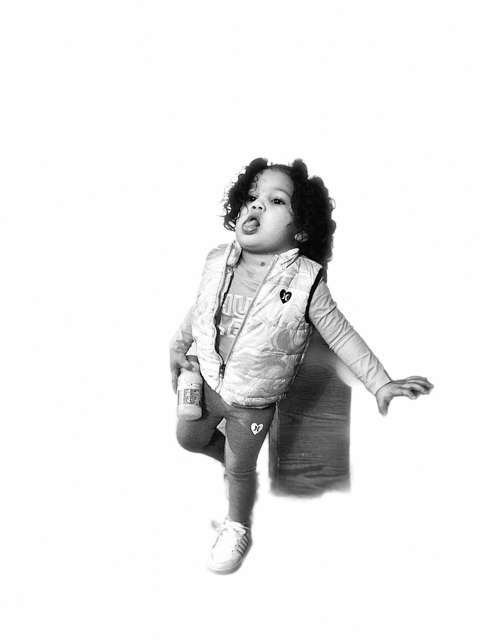 Mary Bell is registered to the contest to win money with this photo: art, denim, fashion_design, flash_photography, fun, gesture, hand, happy, human_body, illustration, jacket, monochrome, monochrome_photography, pattern, person, portrait, sitting, sleeve, toddler, vintage_clothing