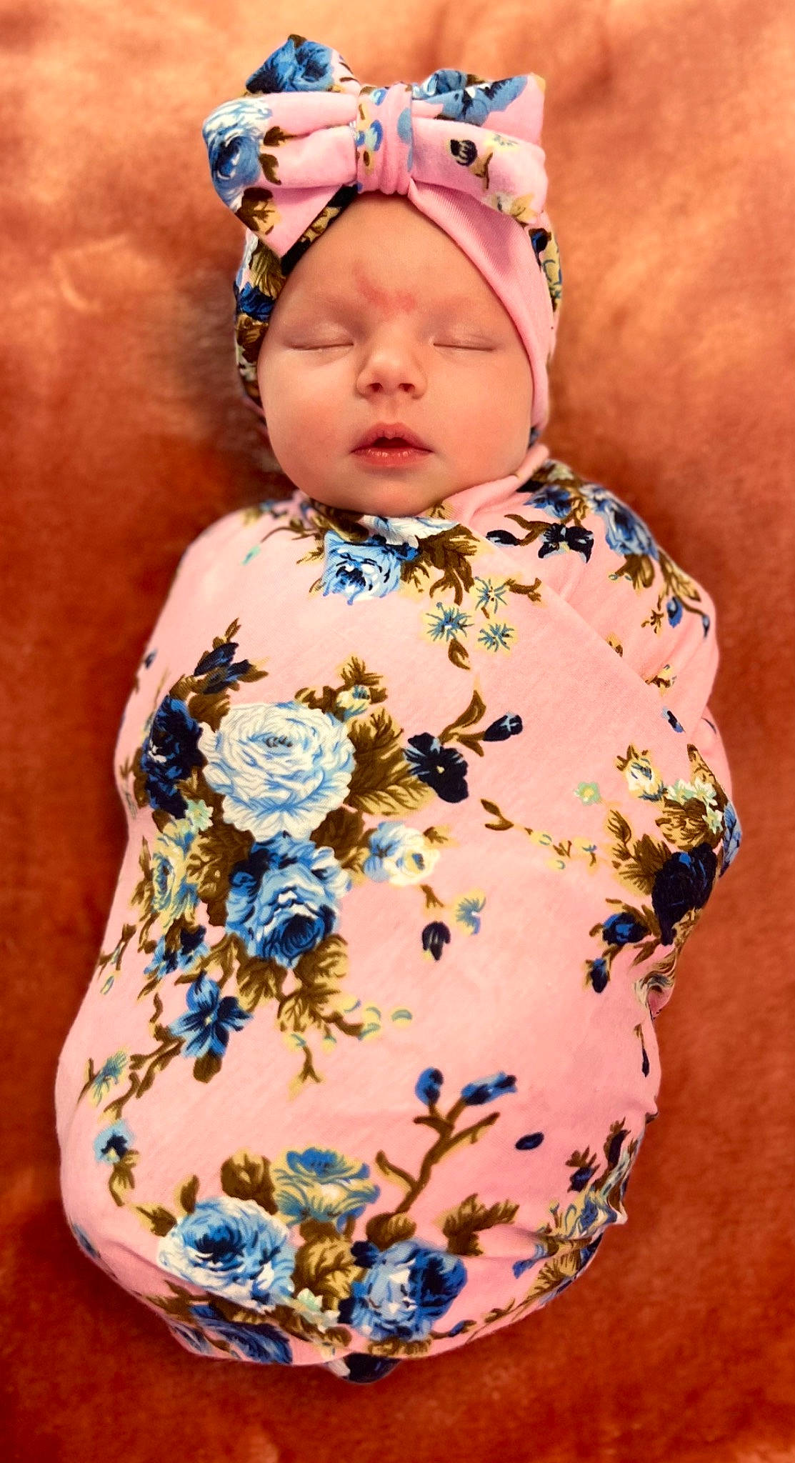 Raelynn joined the competition — help win amazing prizes! baby, baby_toddler_clothing, blue, cheek, child, chin, eyelash, fashion_accessory, happy, head, headband, headpiece, headwear, jewellery, lip, pattern, peach, person, pink, skin