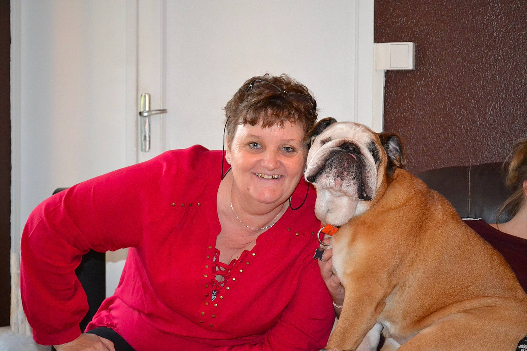 Summer a rejoint le concours — aidez-le/la à gagner de superbes lots ! australian_bulldog, boerboel, british_bulldogs, bulldog, bullmastiff, canidae, carnivore, companion_dog, dog, dog_breed, ear, fawn, joy, mammal, non_sporting_group, old_english_bulldog, olde_english_bulldogge, person, pug, puppy_love