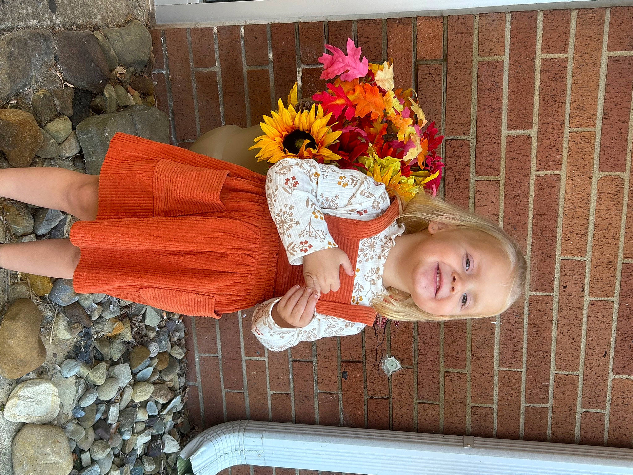 Haven joined the competition — help win amazing prizes! baby_toddler_clothing, costume, cut_flowers, event, floral_design, flower, flower_arranging, fun, happy, hat, human_leg, joy, orange, person, pink, plant, red, smile, textile, thigh