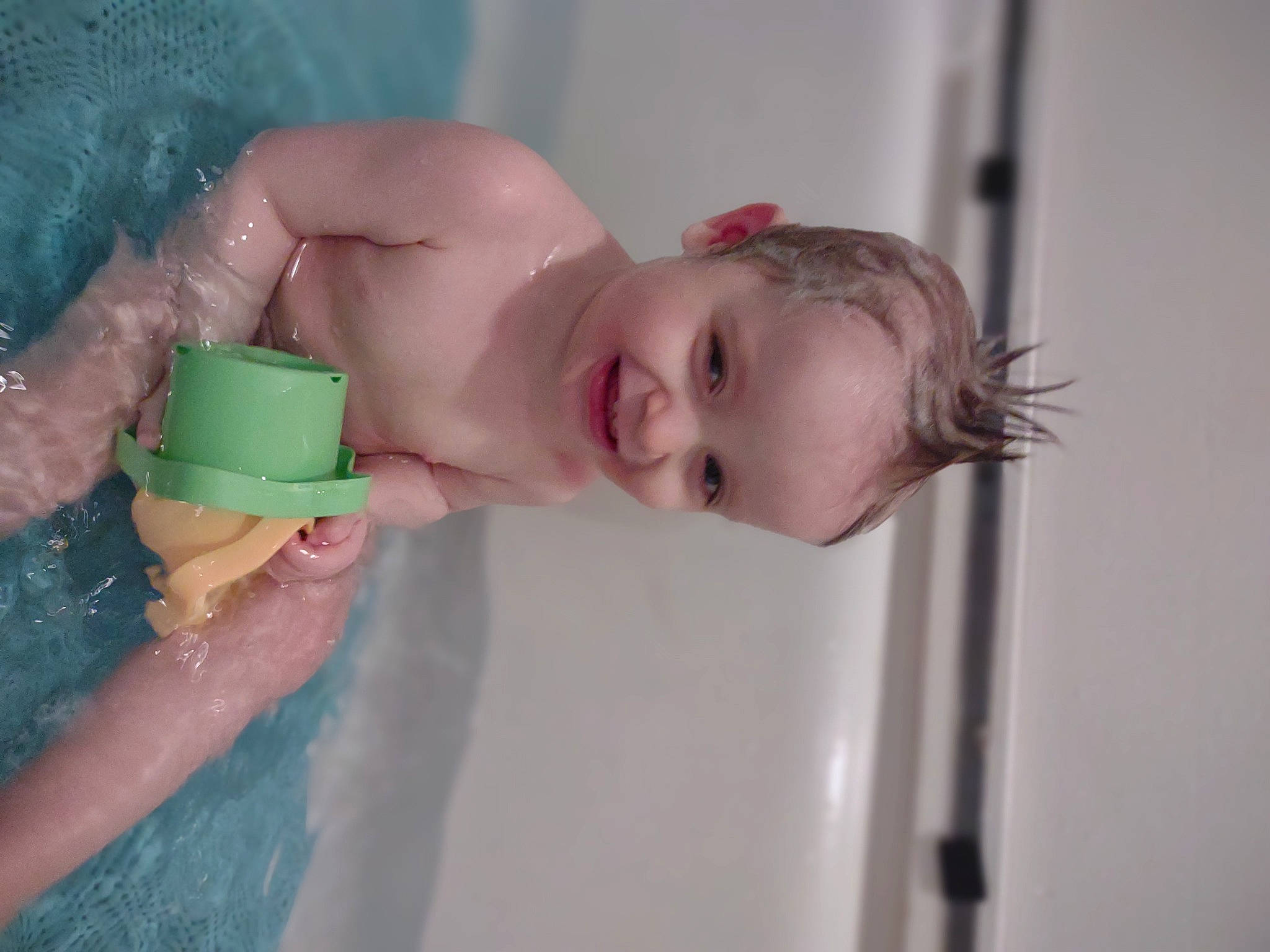 Devin Jr. is registered to the contest to win money with this photo: arm, baby, baby_products, bathing, chest, child, elbow, eyelash, finger, fun, happy, headgear, joint, joy, leisure, person, plumbing, smile, swimming_pool, thumb