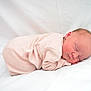 Emie-Grace is registered to the contest to win money with this photo: newborn, baby, sleeping, infant, bed, blanket, soft, pink, clothing, peaceful, cute, face, skin, child, portrait, resting, cozy, indoors, newborn_baby, sleep
