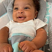 Elijah joined the competition — help win amazing prizes! baby, smile, infant, toy, elephant, cushion, seat, clothing, hand, face, happy, child, cute, indoors, skin, person, young, comfort, holding, playful