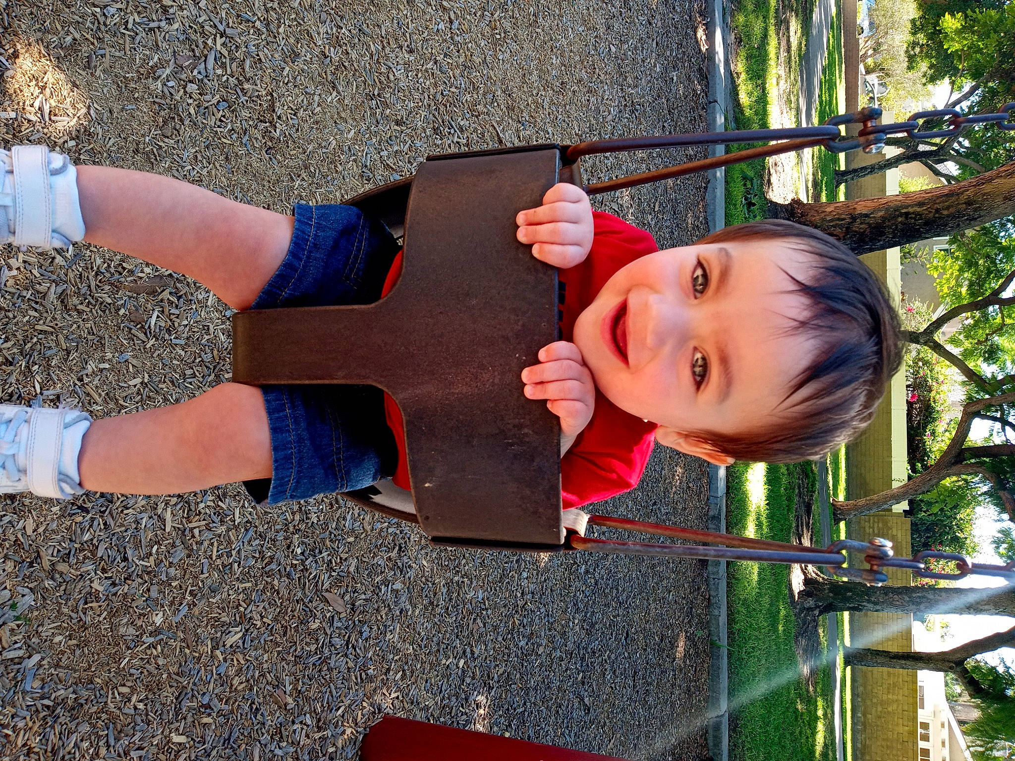 Jesse is registered to the contest to win money with this photo: asphalt, baby_toddler_clothing, child, city, electric_blue, fun, gesture, grass, happy, human_leg, joy, knee, leisure, people_in_nature, person, recreation, smile, sock, thigh, toddler