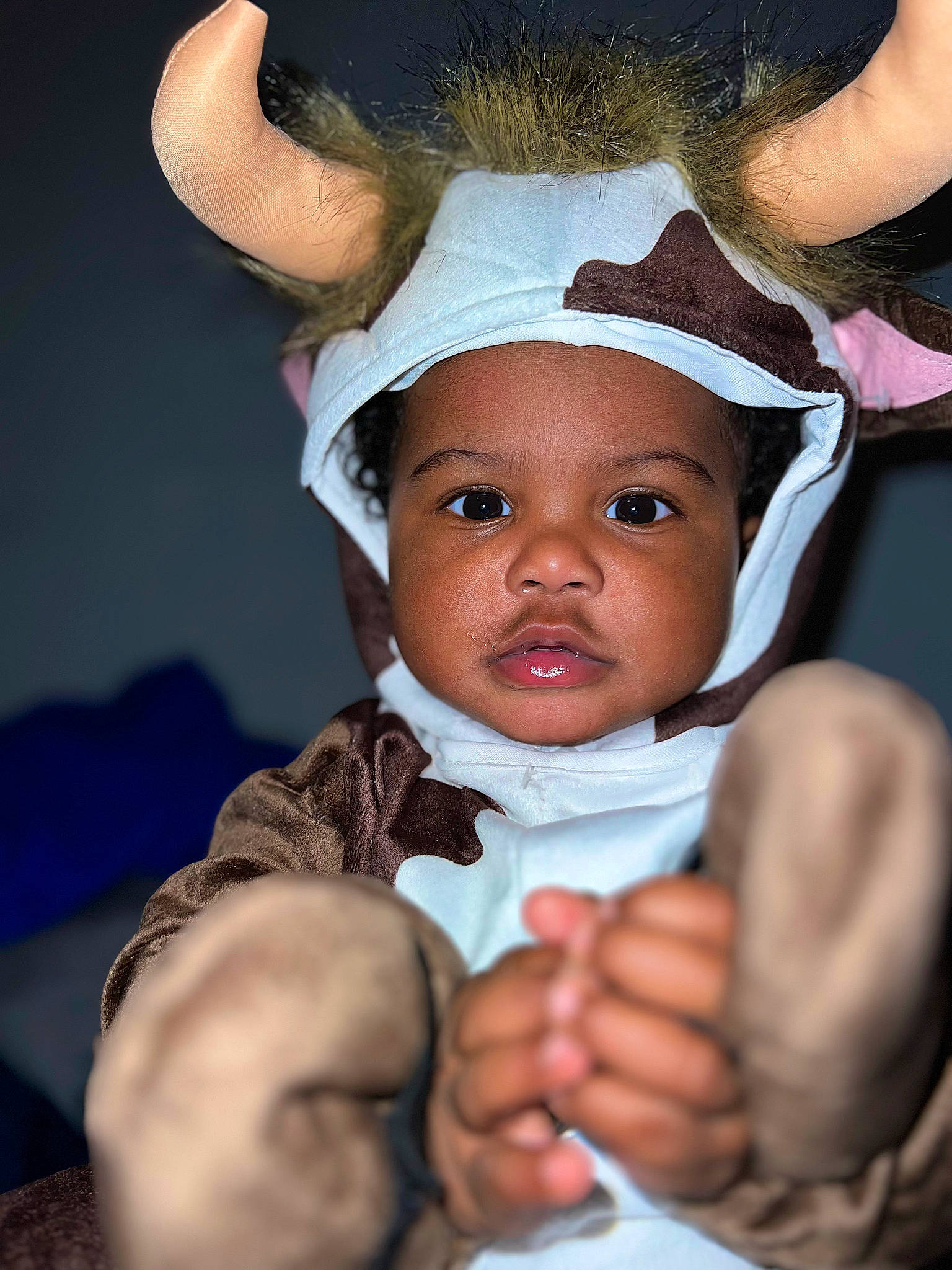 Jeremiah joined the competition — help win amazing prizes! baby, cheek, child, costume, costume_hat, event, eye, eyelash, fashion_accessory, flash_photography, fun, gesture, happy, headpiece, jewellery, mouth, person, skin, thumb, toddler