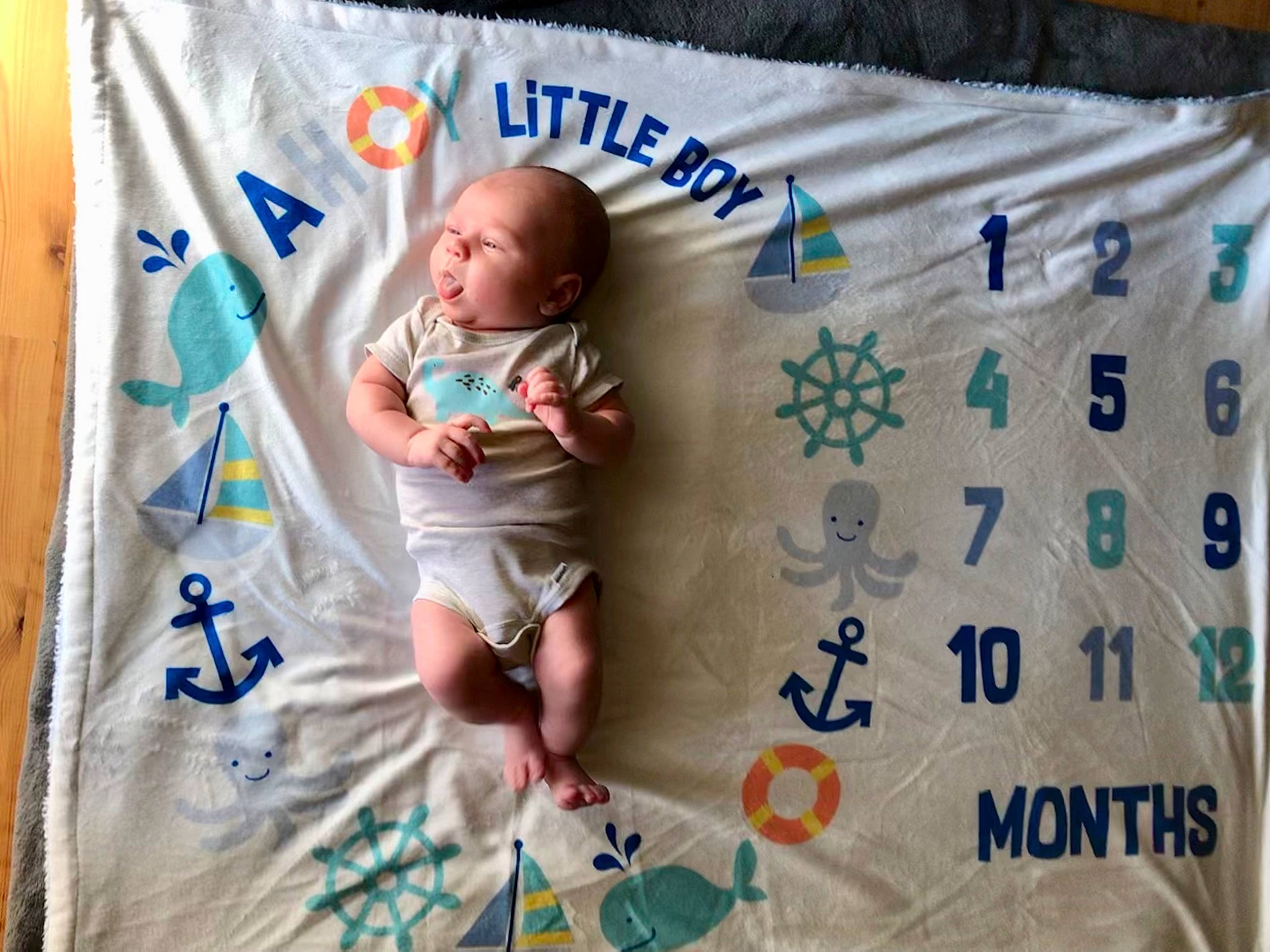 Brooks is registered to the contest to win money with this photo: baby, baby_products, baby_safety, baby_toddler_clothing, bedding, child, comfort, event, font, fun, happy, linens, pattern, person, product, room, sleeve, t_shirt, throw_pillow, toddler