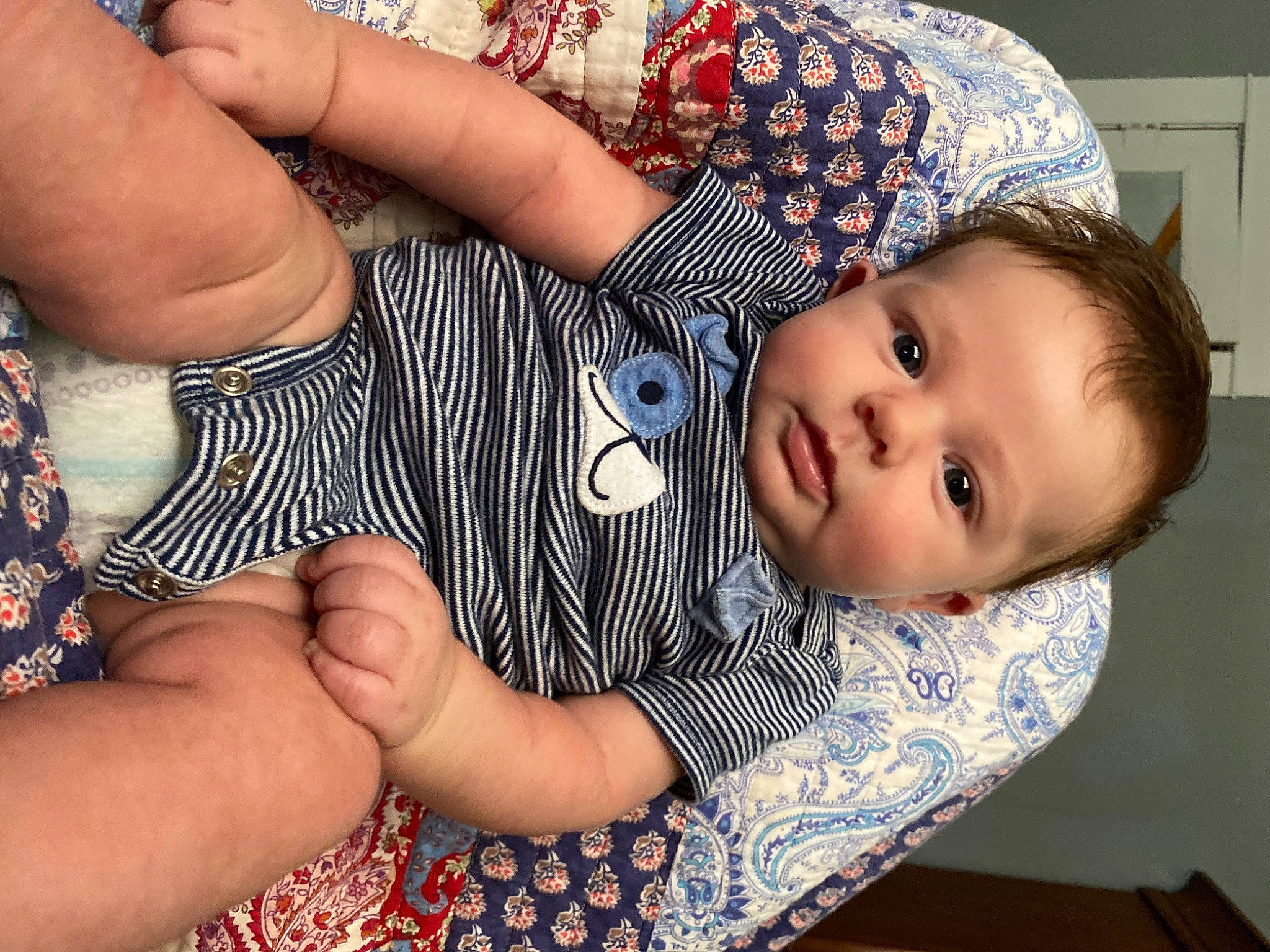 Holden joined the competition — help win amazing prizes! arm, baby, cheek, child, finger, hand, leg, nail, person, sitting, skin, toddler