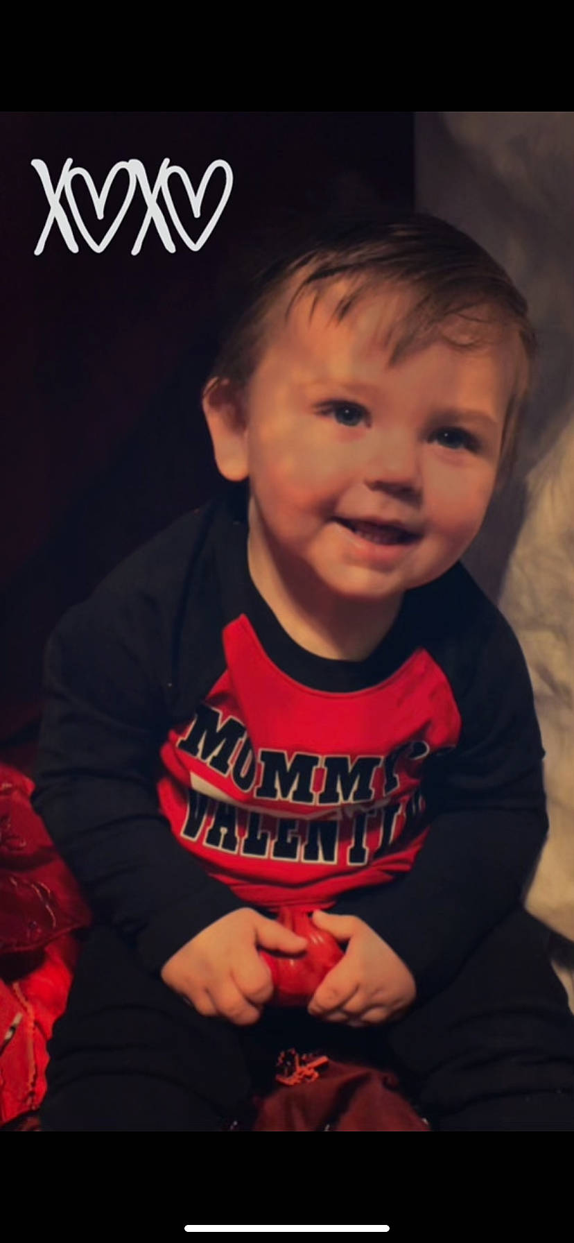 Holden joined the competition — help win amazing prizes! arm, baby_toddler_clothing, black, cheek, chin, cool, eyebrow, finger, flash_photography, font, forehead, happy, head, joy, mouth, nose, orange, person, sleeve, smile