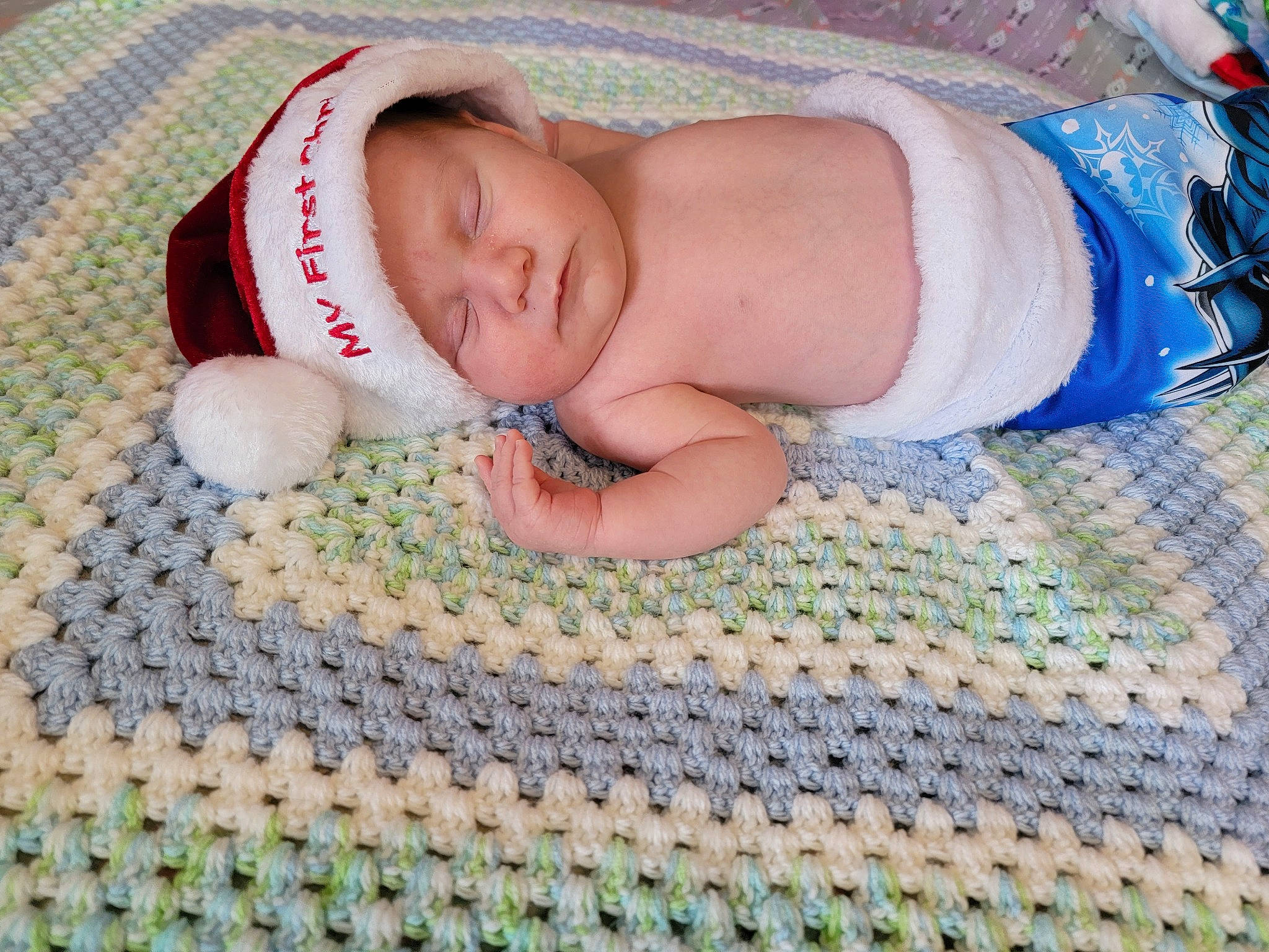 Waylon joined the competition — help win amazing prizes! abdomen, baby, baby_products, baby_sleeping, baby_toddler_clothing, bedtime, child, comfort, diaper, finger, flooring, foot, grass, headwear, linens, pattern, person, room, textile, thigh