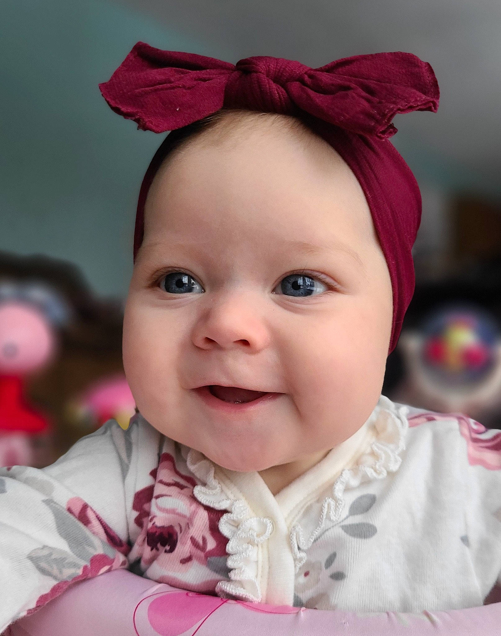 Lacy joined the competition — help win amazing prizes! baby, baby_toddler_clothing, beauty, cheek, chin, costume_hat, ear, eye, eyebrow, eyelash, happy, headgear, headpiece, headwear, iris, lip, person, pink, skin, smile