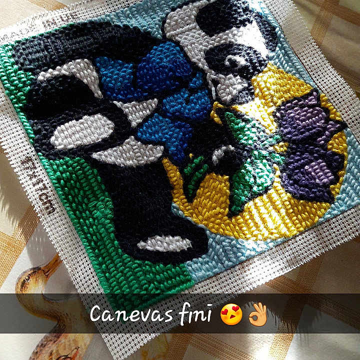Camille participe au concours pour gagner de l'argent avec cette photo : art, crochet, textile