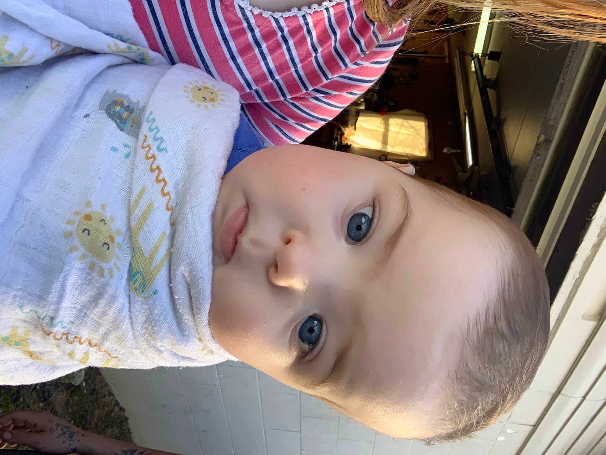 Alexander is registered to the contest to win money with this photo: baby, baby_toddler_clothing, cheek, child, eye, eyebrow, eyelash, fun, grass, happy, iris, lip, mouth, nose, pattern, person, plant, skin, toddler, tree