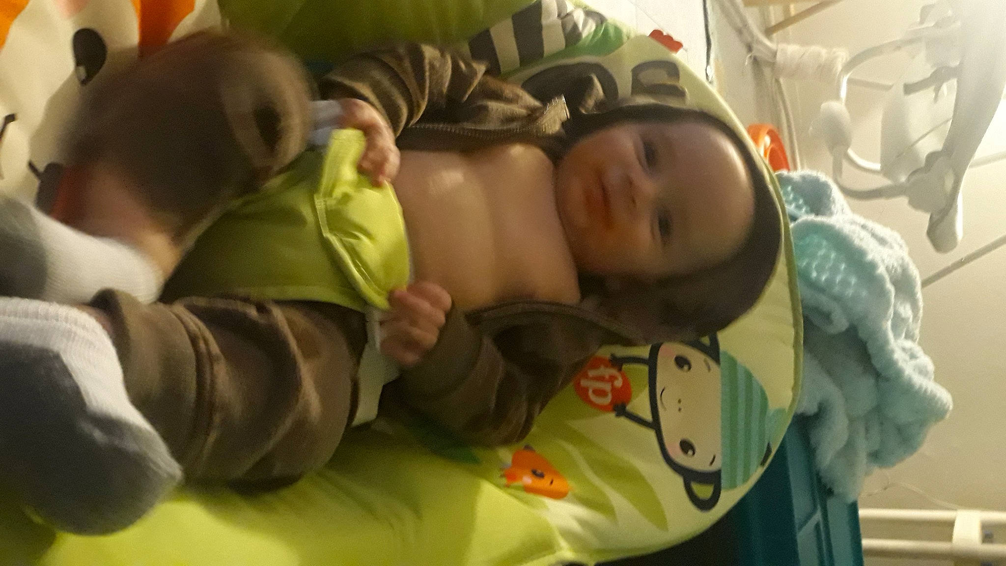 Goku is registered to the contest to win money with this photo: baby, baby_products, baby_safety, baby_sleeping, baby_toddler_clothing, bedtime, cheek, child, comfort, eye, fun, infant_bed, linens, mouth, nap, person, room, skin, sleep, thumb