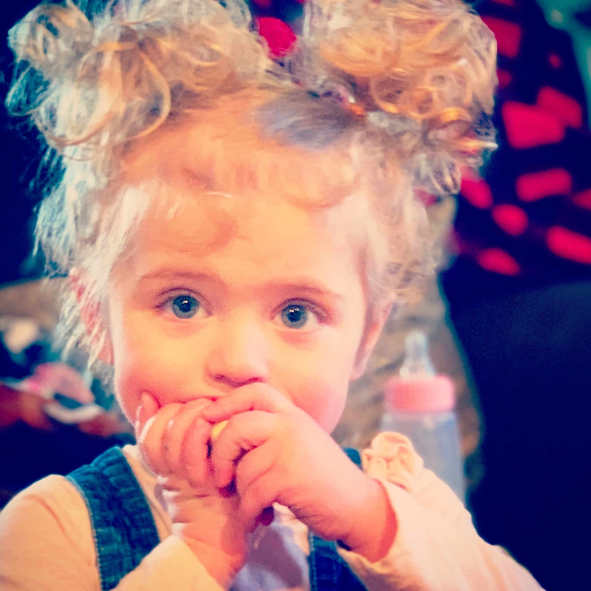 Lily Rae is registered to the contest to win money with this photo: beauty, blond, cheek, child, chin, ear, eye, face, finger, hair, hairstyle, hand, head, human, lip, nose, person, skin, sky, snapshot