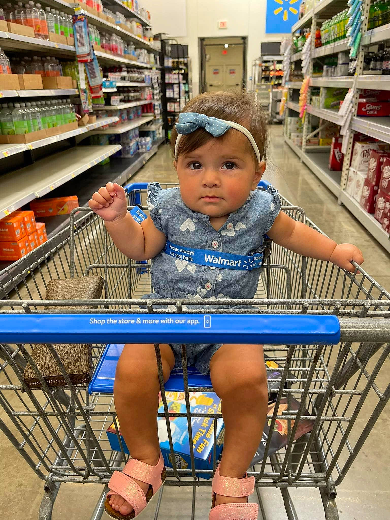 Cecilia joined the competition — help win amazing prizes! cart, customer, footwear, fun, hand, headwear, leg, person, photograph, product, retail, shelf, shelving, shoe, shopping, shopping_cart, shorts, sneakers, standing, t_shirt