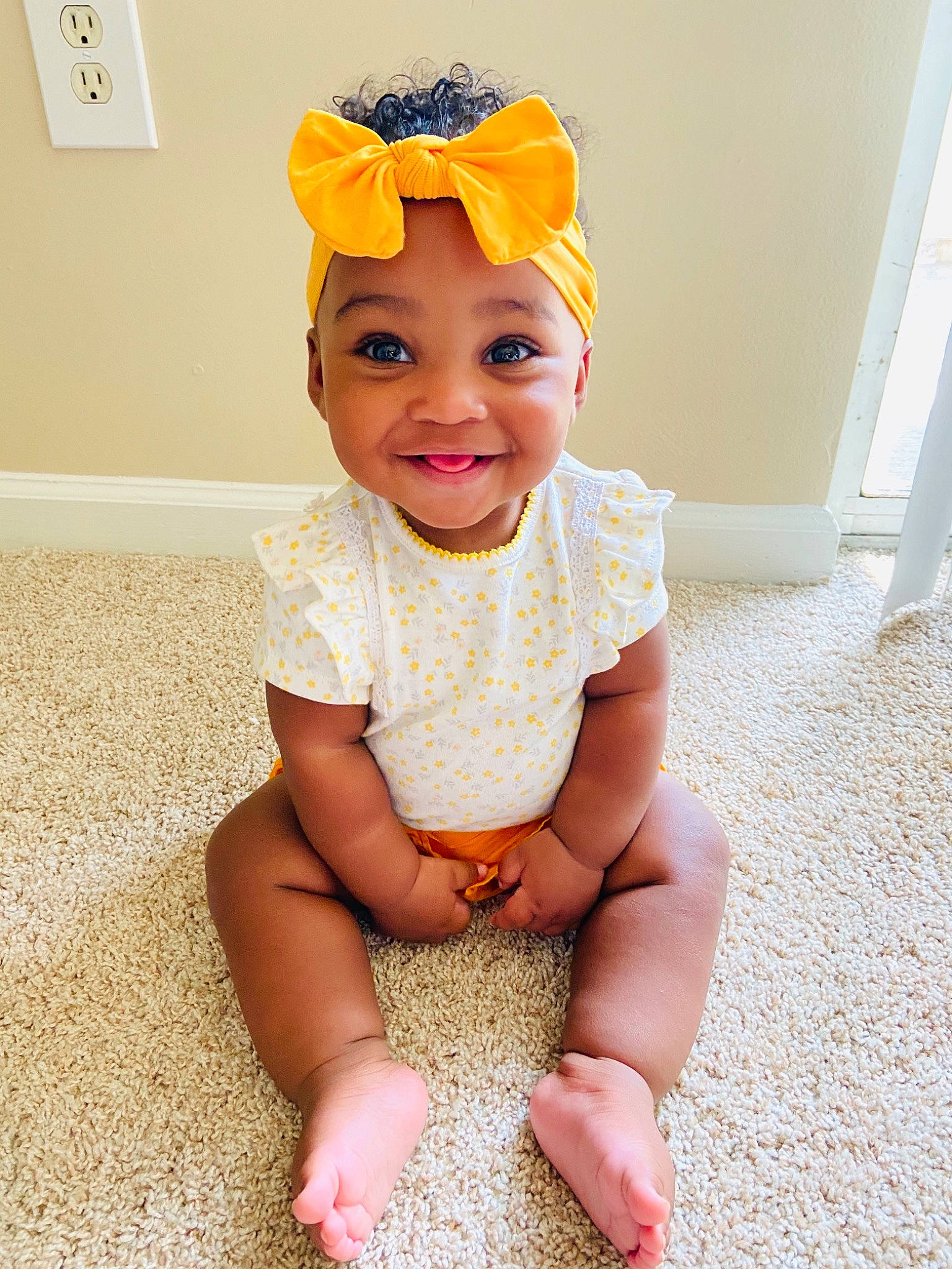 Kaidence is registered to the contest to win money with this photo: baby, baby_bloomers, baby_products, baby_toddler_clothing, child, costume_accessory, crown, design, fashion_accessory, hair_accessory, head, headband, headgear, headwear, joy, pattern, person, product, sitting, skin