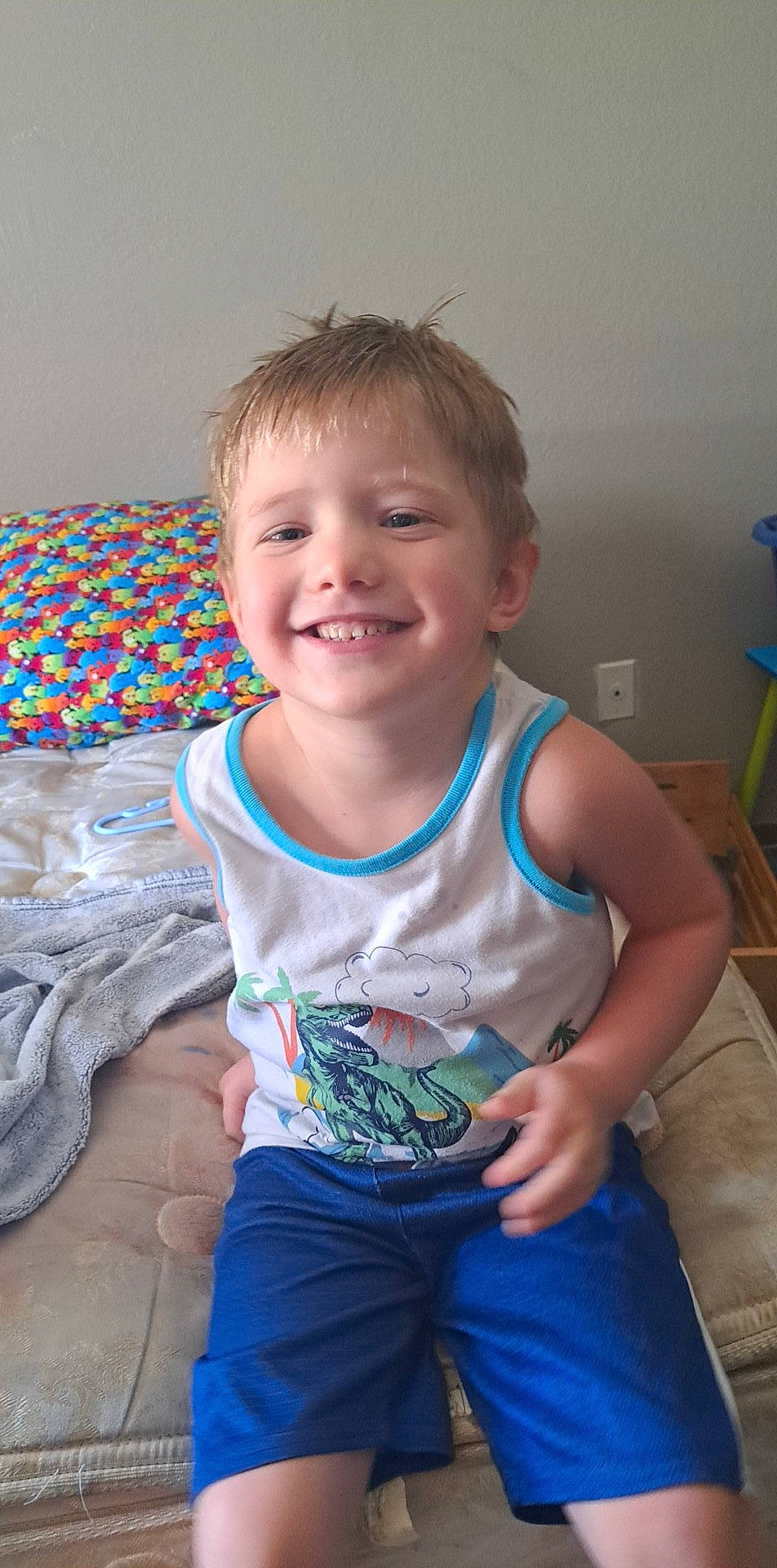 Braxton is registered to the contest to win money with this photo: arm, baby_toddler_clothing, cheek, chin, eye, face, facial_expression, fun, hairstyle, happy, head, iris, joy, mouth, nose, organ, person, skin, sleeve, smile