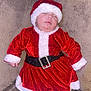 Yvana participe au concours pour gagner de l'argent avec cette photo : baby, infant, child, sleeping, santa_hat, santa_suit, holiday, christmas, red_clothing, fur_trim, belt, buckle, cozy, blanket, plush, portrait, indoor, festive, cute, sleepy