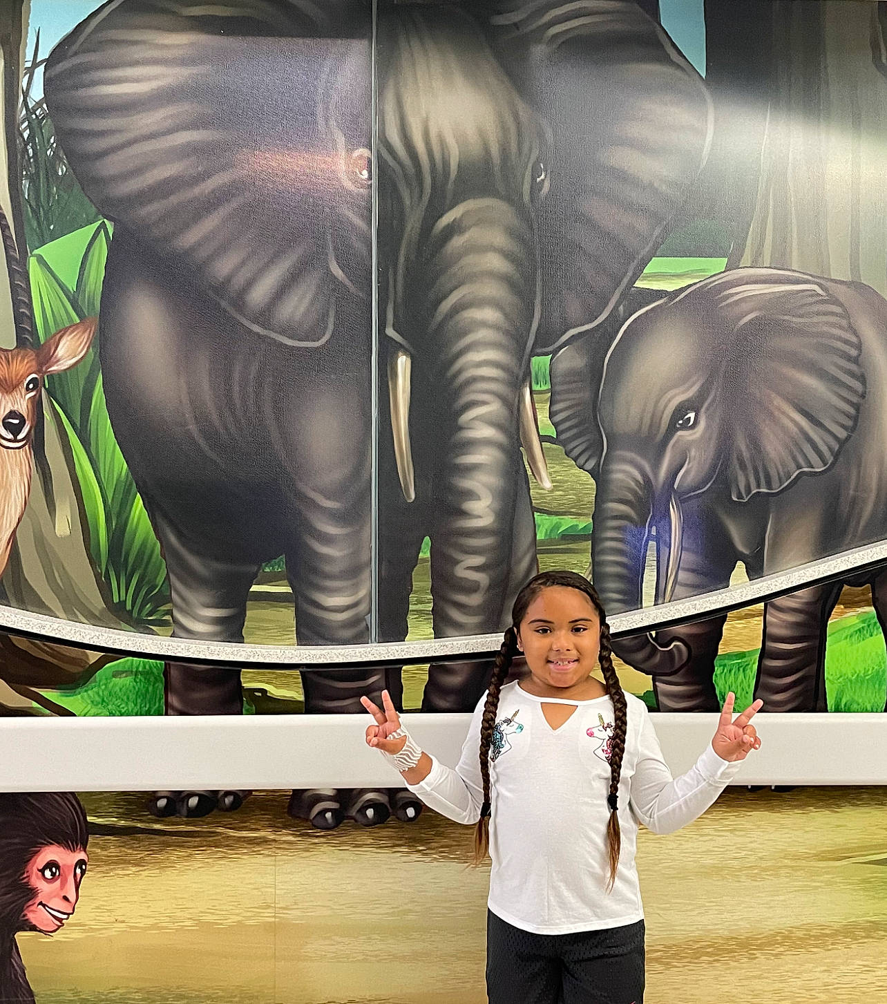 Miracle joined the competition — help win amazing prizes! adaptation, african_elephant, art, cool, elephant, elephants_and_mammoths, graffiti, green, illustration, indian_elephant, joy, mammal, mural, organism, person, photograph, snapshot, terrestrial_animal, vertebrate, wall