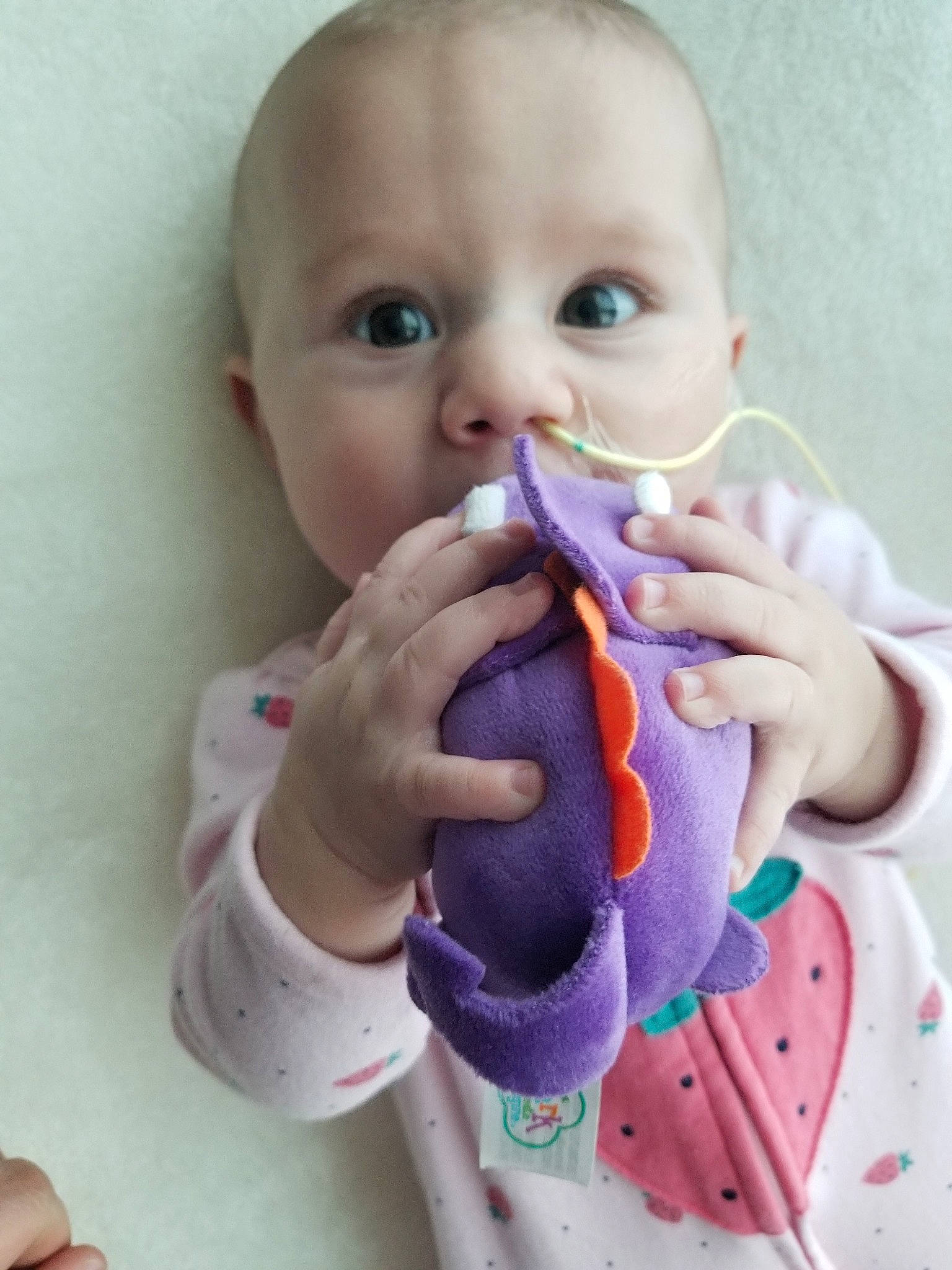 Teagen is registered to the contest to win money with this photo: baby, baby_food, child, eating, finger, food, hand, person, play, toddler