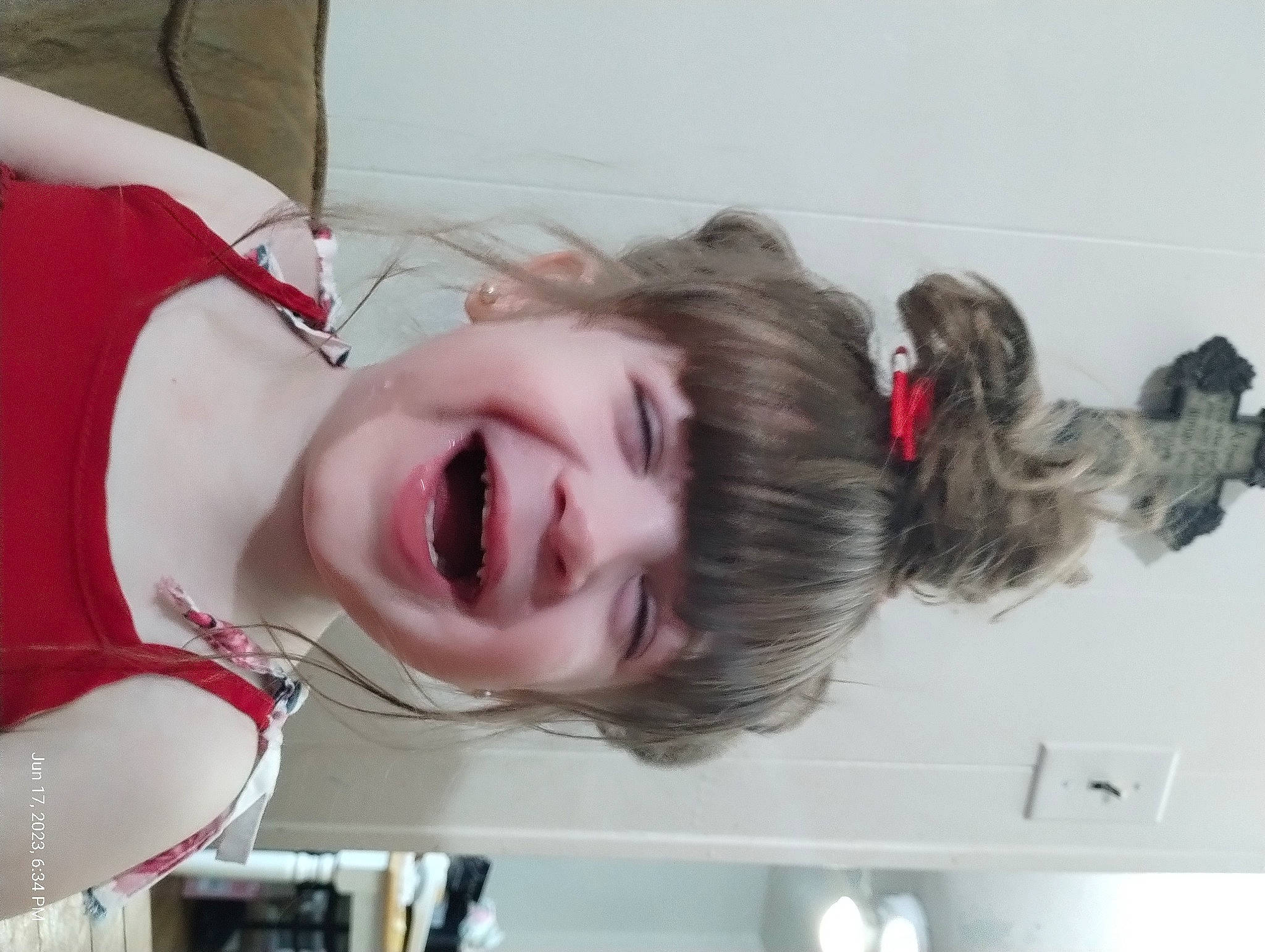 Mckenna is registered to the contest to win money with this photo: baby, cheek, child, ear, eyelash, eyewear, fun, happy, lip, mouth, nose, person, room, skin, smile, toddler