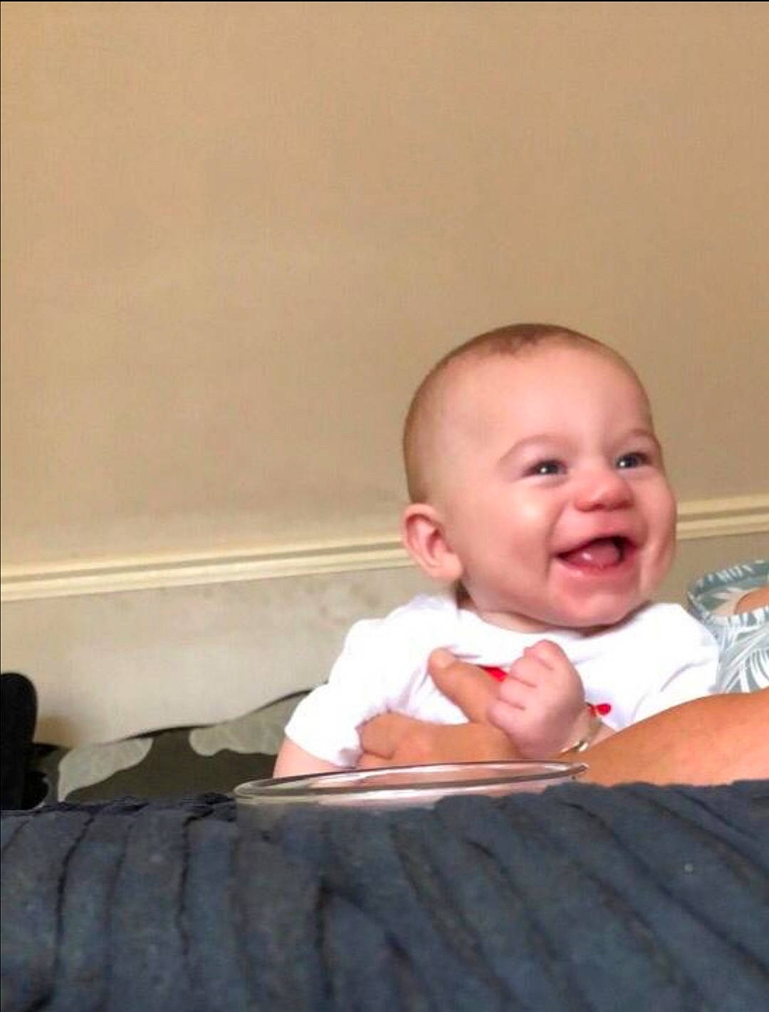 Braydon joined the competition — help win amazing prizes! baby, cheek, child, chin, ear, head, joy, mouth, nose, person, sitting, skin, smile, toddler