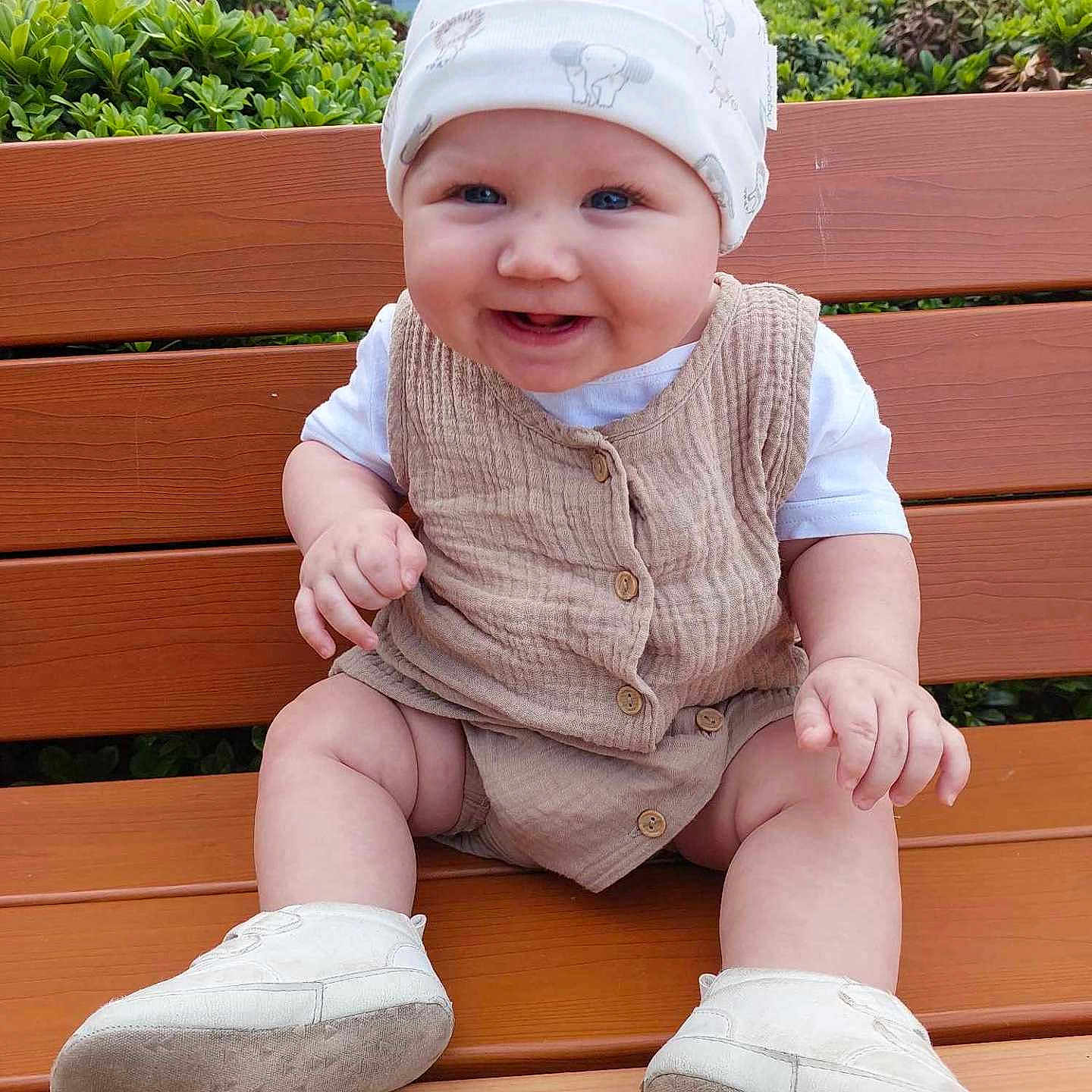 Karter joined the competition — help win amazing prizes! accessories, architecture, baby, babylaughing, backyard, baseballcap, beanie, bench, blazer, blouse, bonnet, building, cap, city, clothing, coat, costume, couch, deck, dress