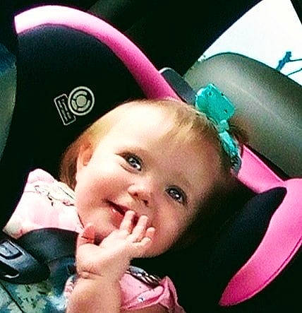 Emberlynn joined the competition — help win amazing prizes! baby, baseball_cap, beauty, cap, cheek, child, cool, ear, eyebrow, eyelash, finger, gesture, happy, head, headgear, lip, person, photograph, pink, smile