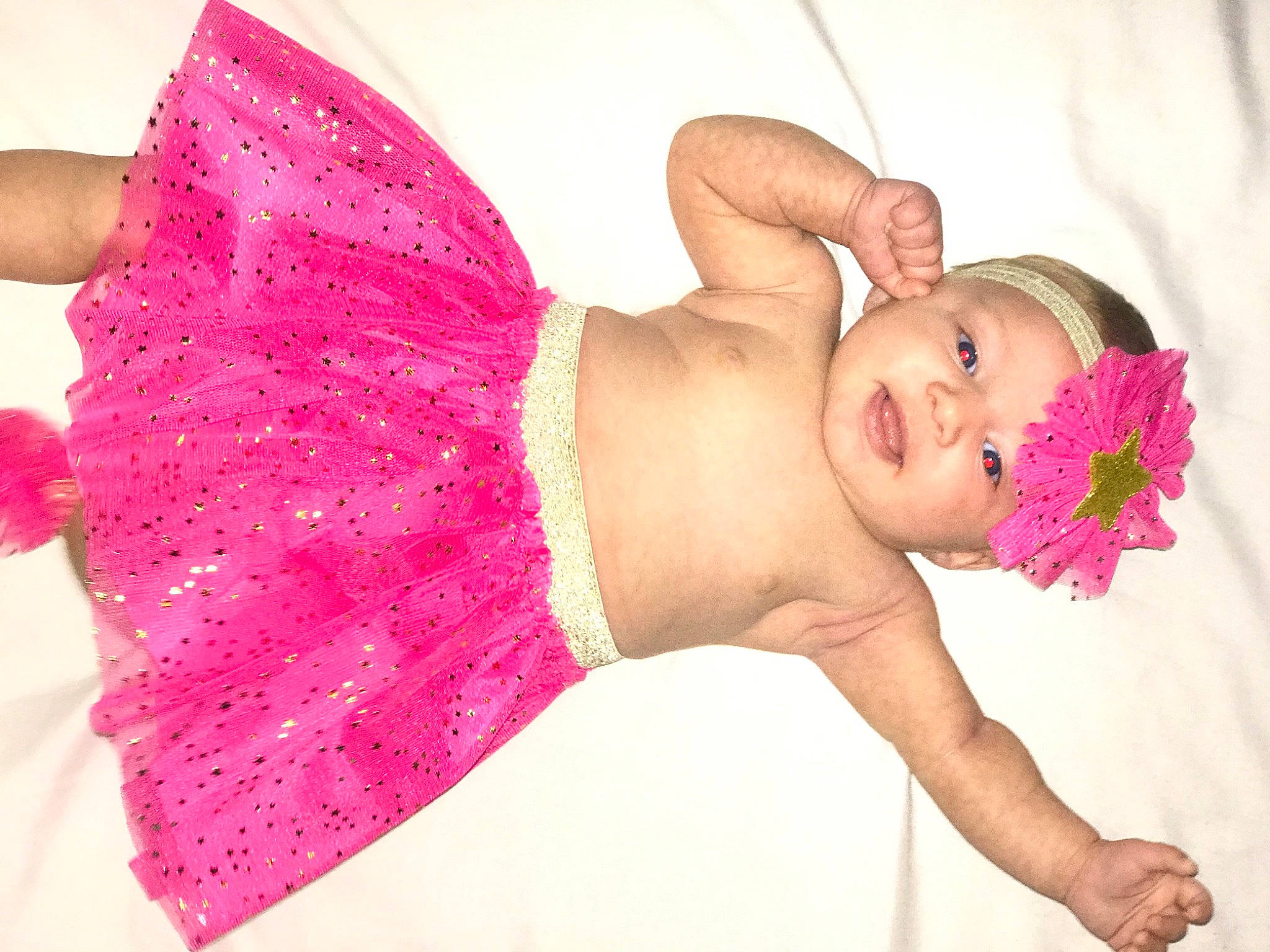 Mary joined the competition — help win amazing prizes! arm, baby, beauty, child, child_model, ear, fashion_accessory, hair_accessory, hand, headwear, magenta, neck, person, photo_shoot, photography, pink, skin