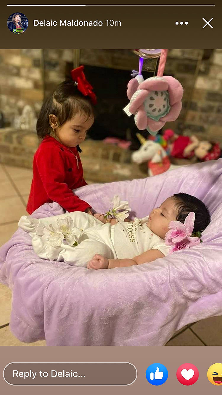 Aliah is registered to the contest to win money with this photo: baby, child, costume, happy, person, photography, pink, play, product, sibling, smile, textile, toddler