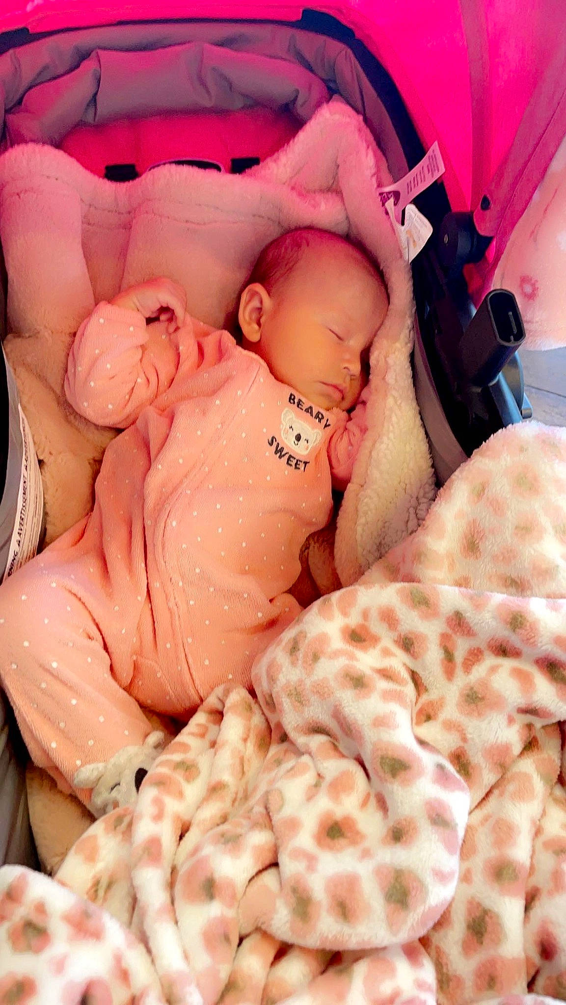 Melina is registered to the contest to win money with this photo: abdomen, baby, baby_sleeping, bed, bed_sheet, bedding, bedtime, chest, comfort, happy, linens, mouth, muscle, peach, person, pillow, pink, skin, textile, toddler