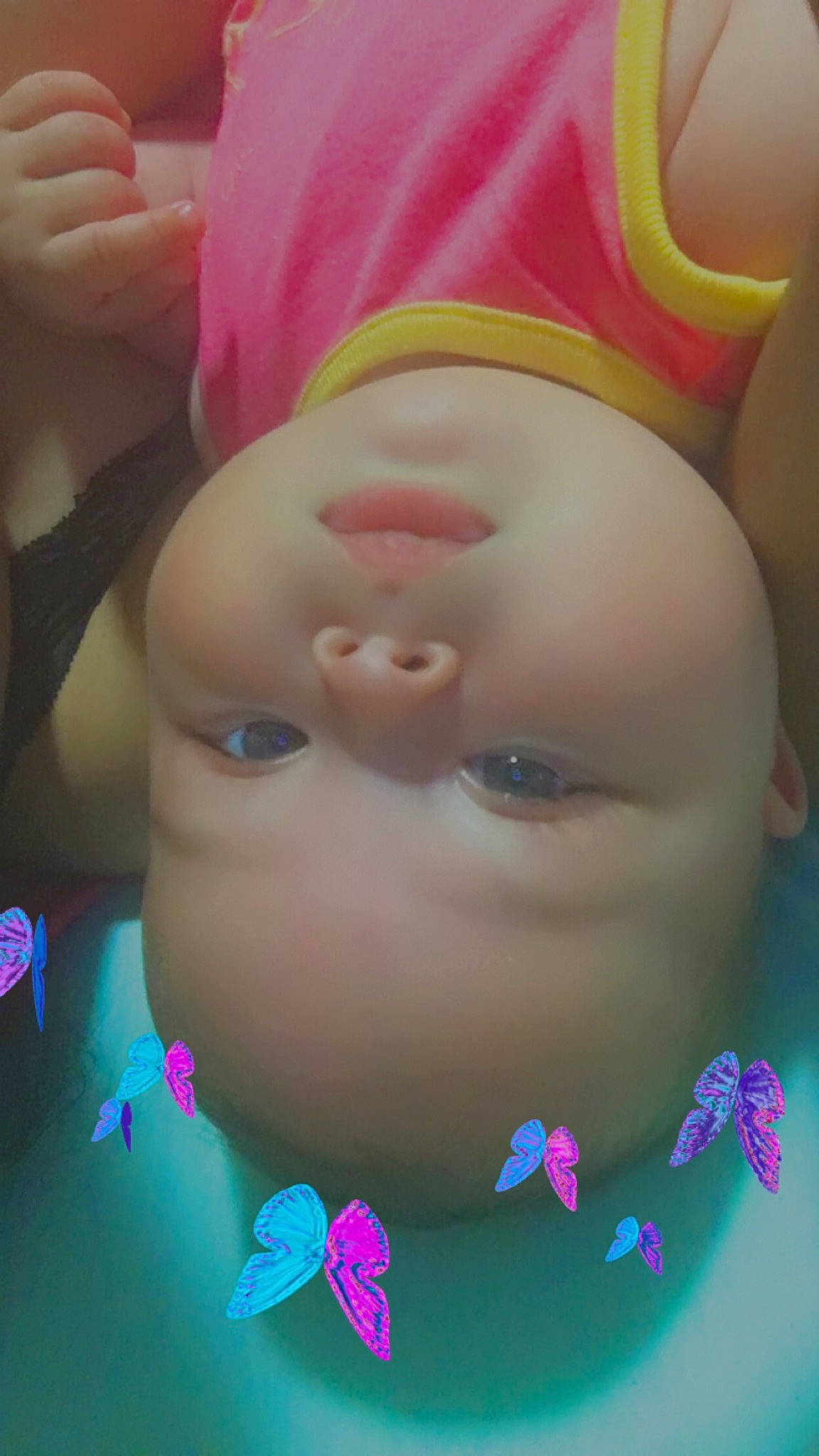 Amaya a rejoint le concours — aidez-le/la à gagner de superbes lots ! baby, cheek, child, doll, eyelash, head, iris, lip, mouth, person, pink, skin, toddler, toy