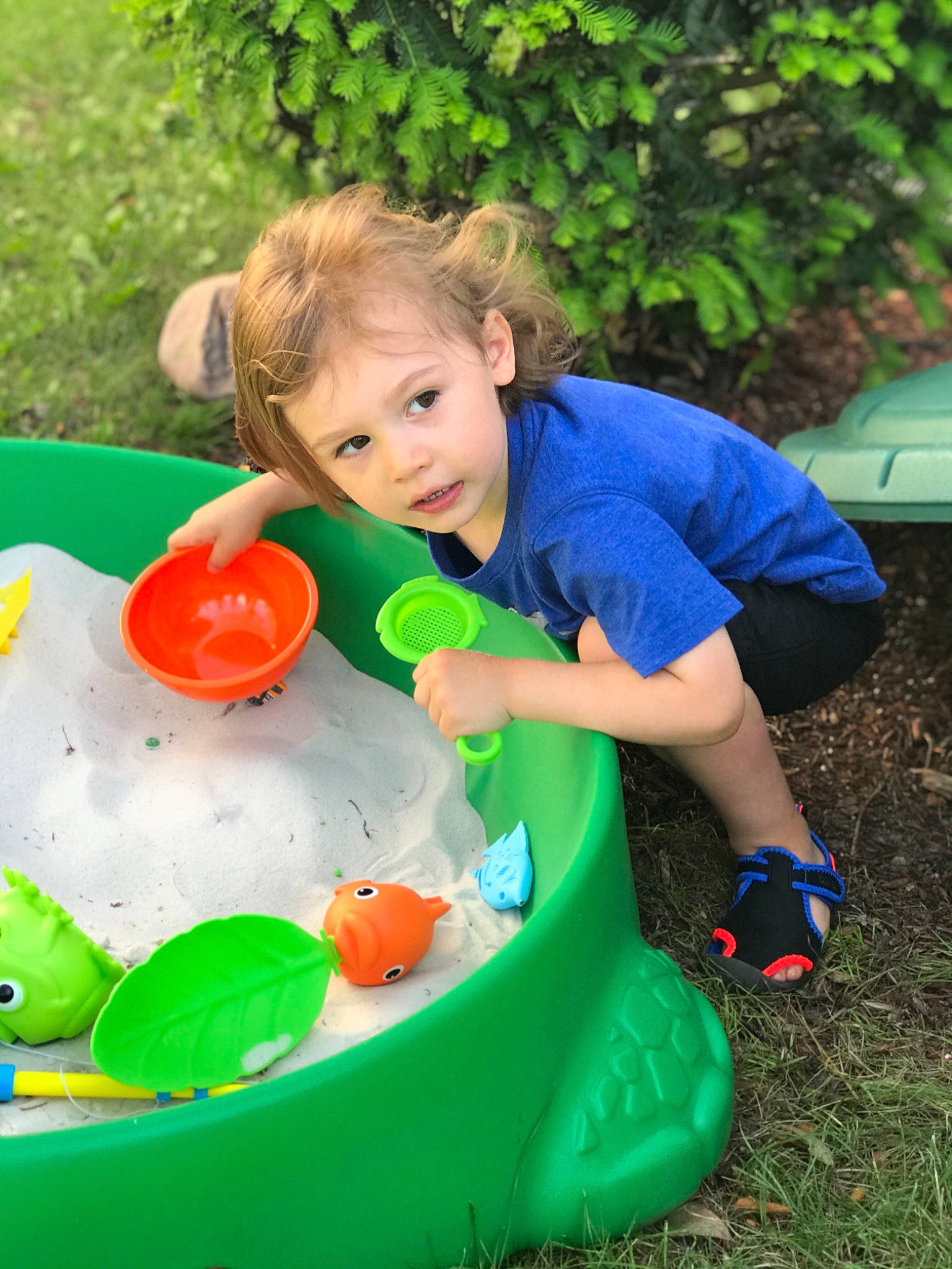 Phoenix is registered to the contest to win money with this photo: child, fun, leisure, outdoor_play_equipment, person, play, sandpit, toddler