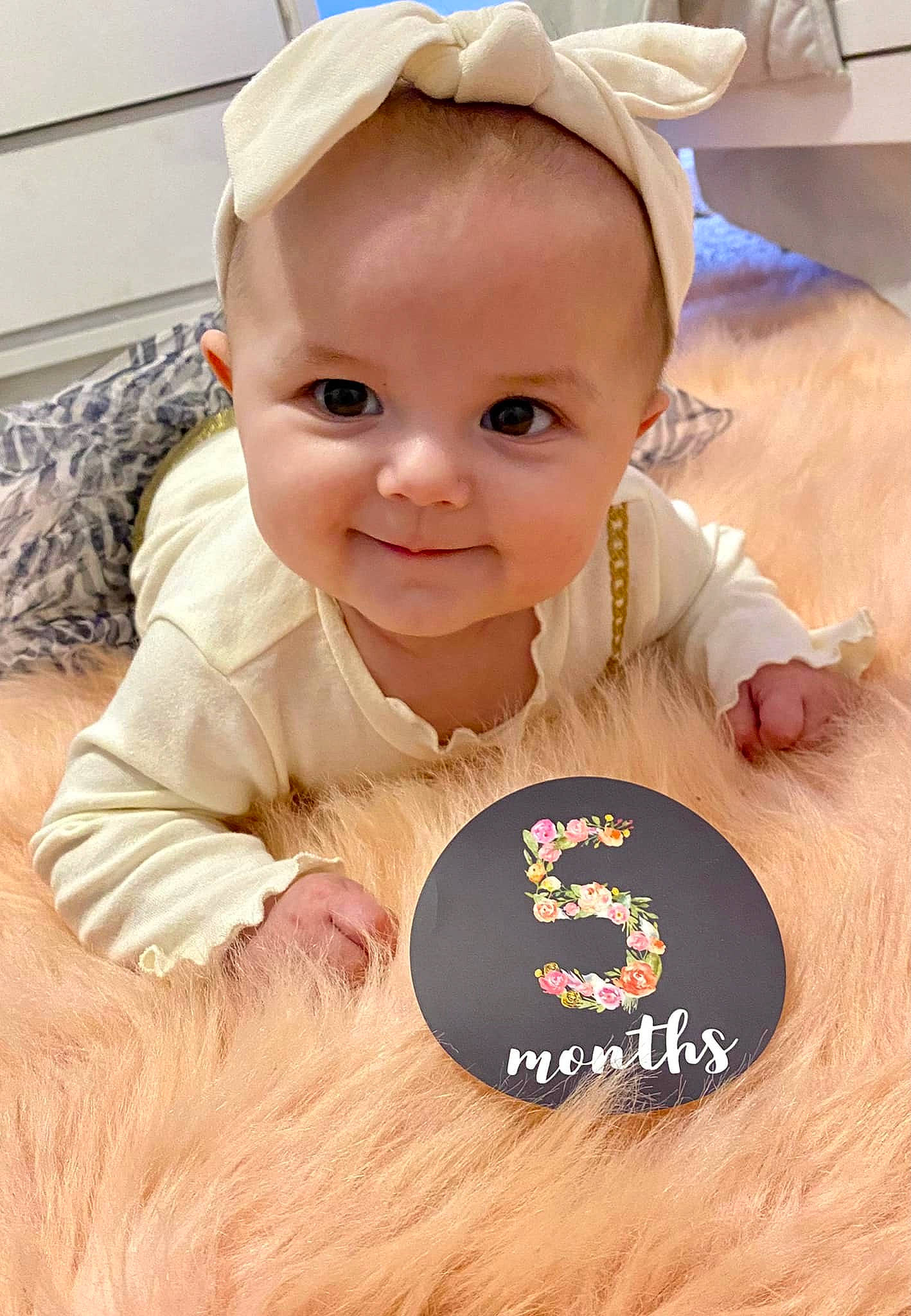 Salem joined the competition — help win amazing prizes! baby, baby_toddler_clothing, ball, cheek, child, face, finger, flooring, fun, gesture, happy, joy, nail, nose, person, skin, sleeve, smile, t_shirt, thumb