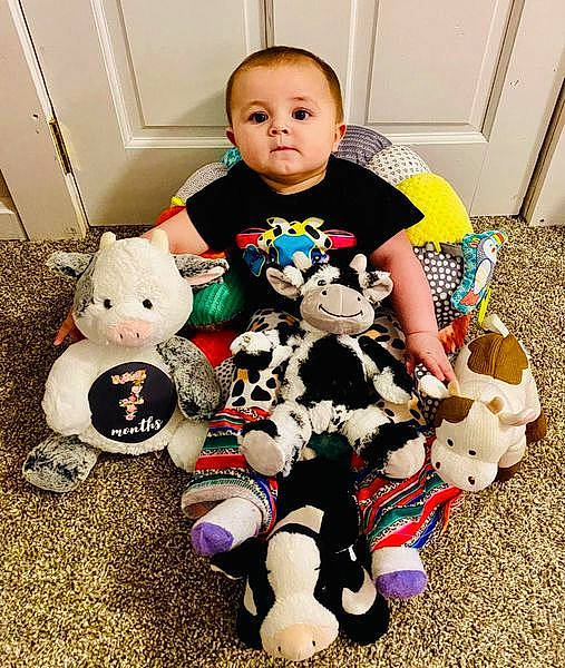 Salem is registered to the contest to win money with this photo: baby, baby_toddler_clothing, baby_toys, carmine, child, comfort, door, fun, happy, mammal, person, play, plush, product, room, sitting, stuffed_toy, t_shirt, textile, toddler