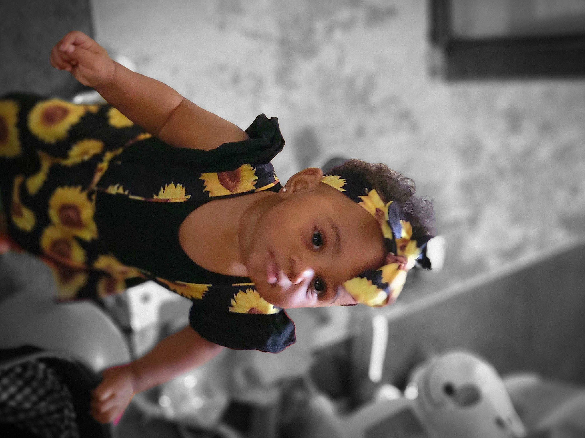 Kalayah joined the competition — help win amazing prizes! audio_equipment, black_hair, bracelet, child, elbow, entertainment, event, eyewear, fashion_accessory, fashion_design, flash_photography, fun, gesture, hand, happy, jewellery, performance, person, room, sitting