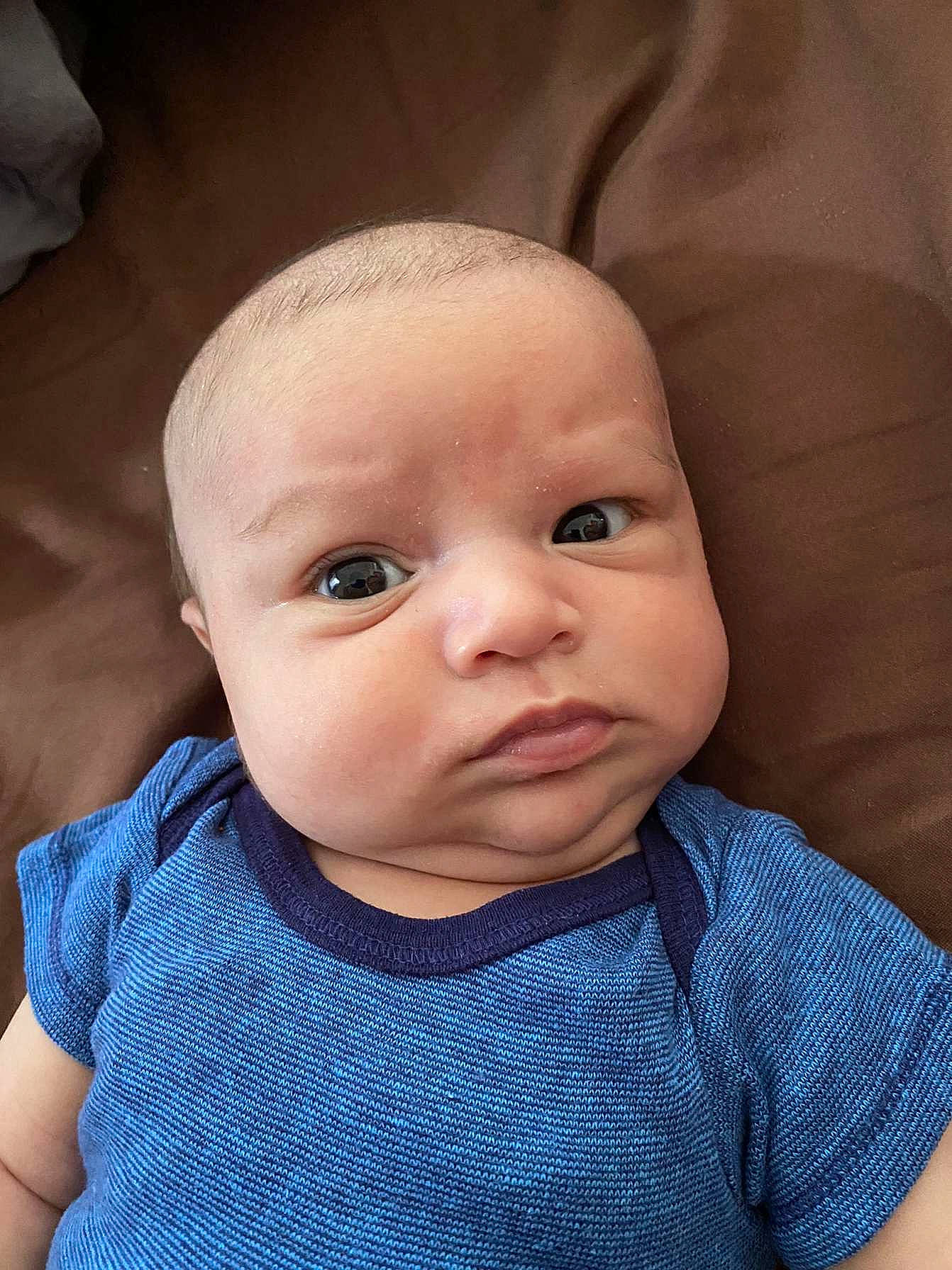 Kylan joined the competition — help win amazing prizes! azure, baby, baby_toddler_clothing, cheek, child, clothing, collar, comfort, eye, eyelash, happy, head, iris, lip, neck, nose, person, skin, sleeve, toddler