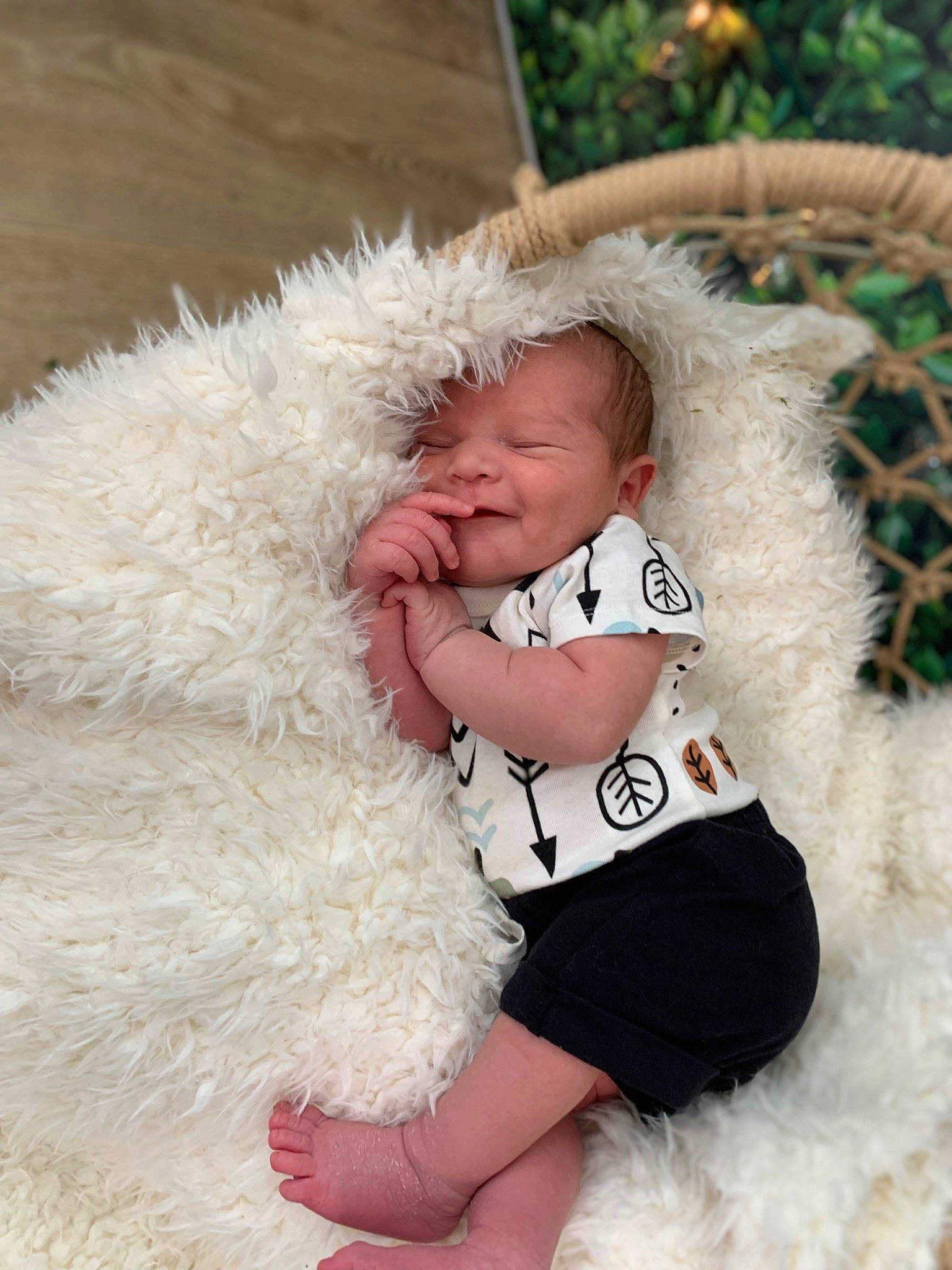 Kylan joined the competition — help win amazing prizes! baby, baby_toddler_clothing, child, comfort, couch, event, fun, fur, fur_clothing, grass, happy, hat, mammal, person, portrait_photography, sitting, skin, teddy_bear, toddler, winter