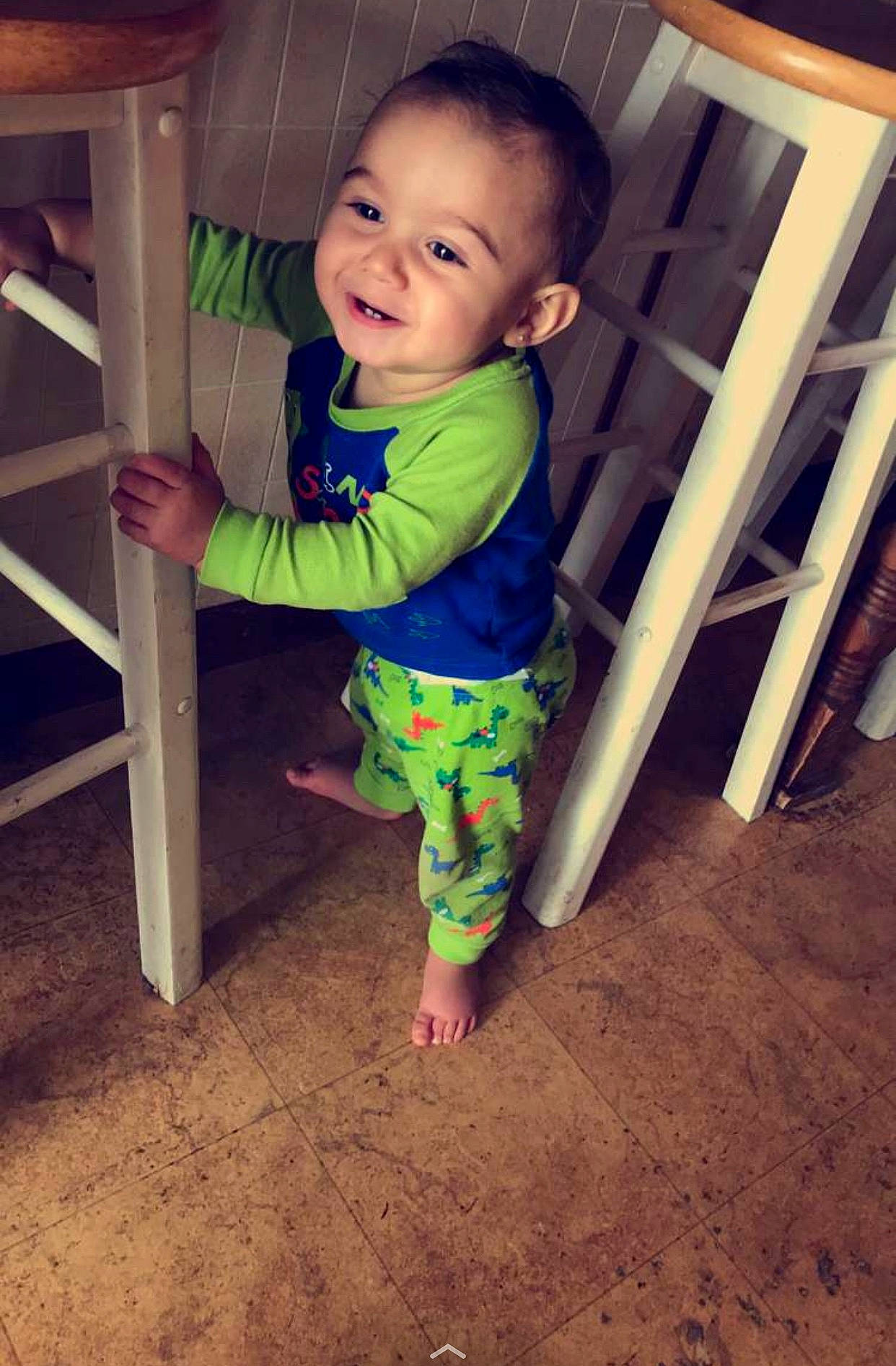 Quinton joined the competition — help win amazing prizes! baby, child, eye, person, play, product, skin, smile, standing, toddler