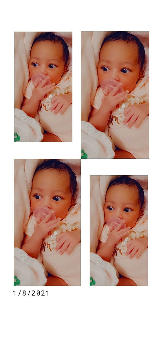 Na'Lani joined the competition — help win amazing prizes! arm, baby, cheek, chin, eye, eyebrow, eyelash, face, facial_expression, hand, happy, head, human, muscle, neck, nose, organ, person, photograph, product