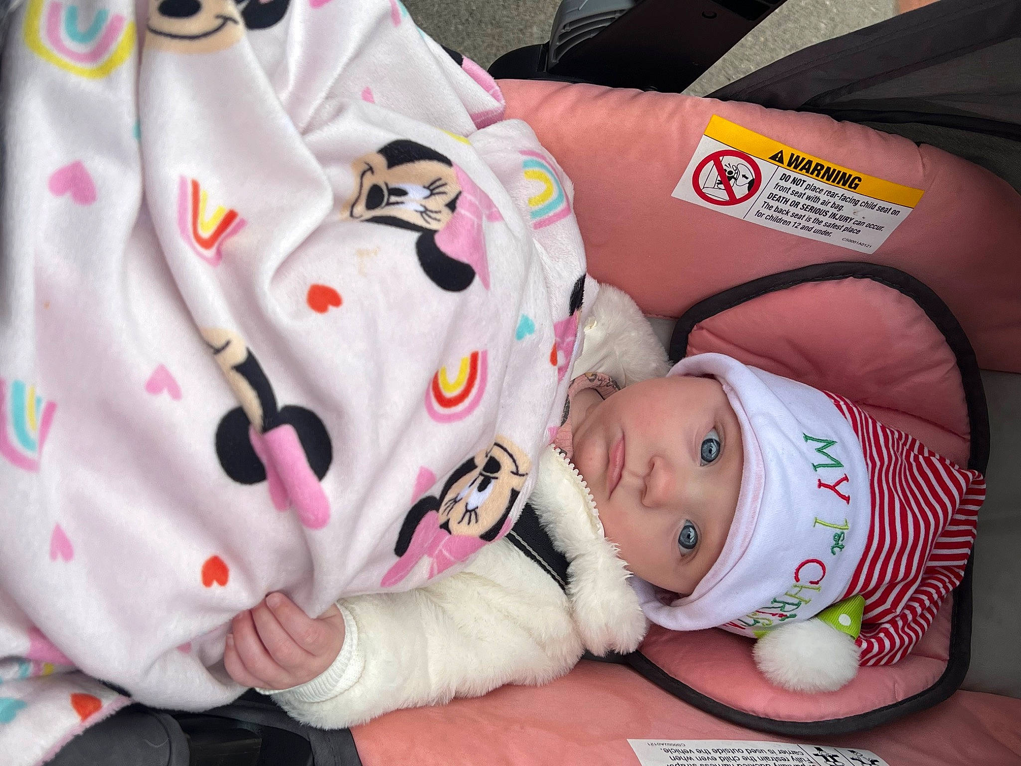 Chloe is registered to the contest to win money with this photo: baby, baby_products, baby_toddler_clothing, carmine, cheek, child, comfort, happy, headwear, linens, person, product, room, smile, toddler