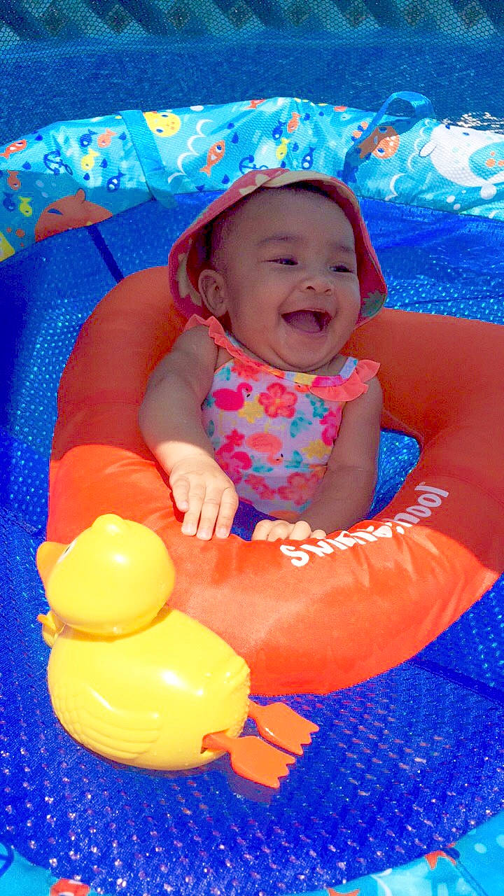 Avaiah joined the competition — help win amazing prizes! baby, baby_float, baby_playing_with_toys, baby_products, baby_toys, child, fun, games, inflatable, leisure, person, play, product, recreation, toddler, toy