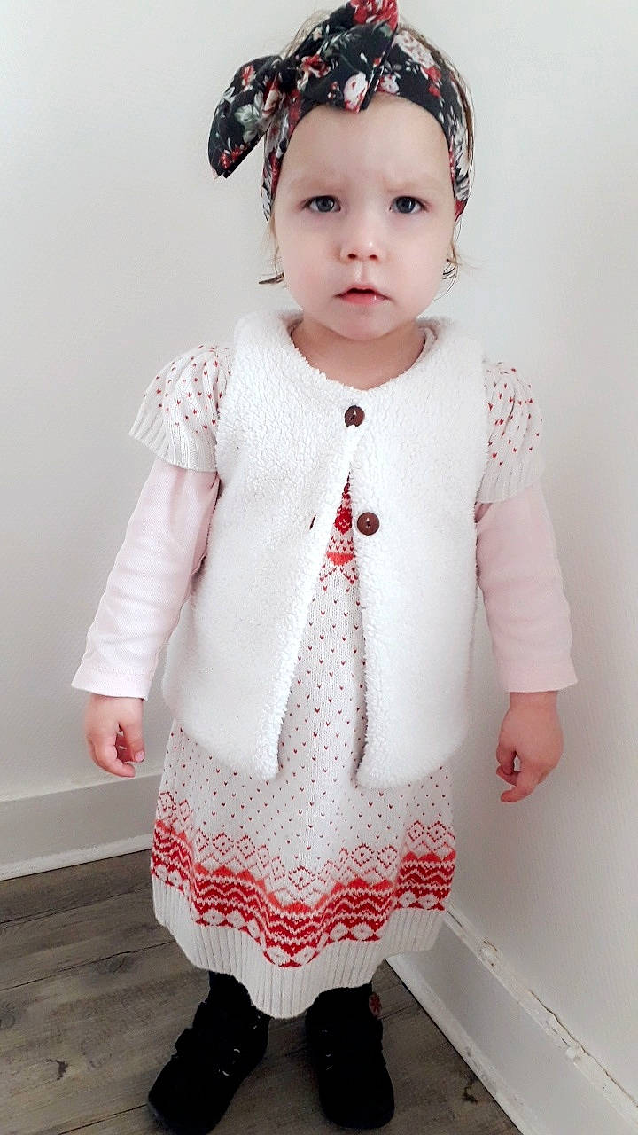 Louna a rejoint le concours — aidez-le/la à gagner de superbes lots ! baby, baby_toddler_clothing, cheek, child, child_model, clothing, design, dress, joint, lace, lip, outerwear, pattern, person, pink, shoulder, skin, sleeve, textile, toddler