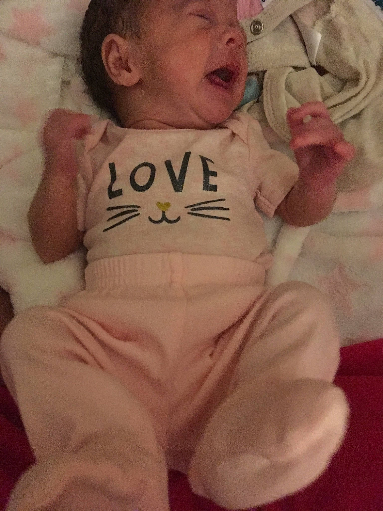 Cheyenne joined the competition — help win amazing prizes! baby, baby_toddler_clothing, cheek, child, facial_expression, nose, person, product, smile, toddler