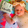 Sophia joined the competition — help win amazing prizes! accessories, baby, bodypart, businesscard, clothing, face, finger, furniture, hand, hat, head, newborn, number, paper, person, photography, portrait, symbol, t_shirt, text